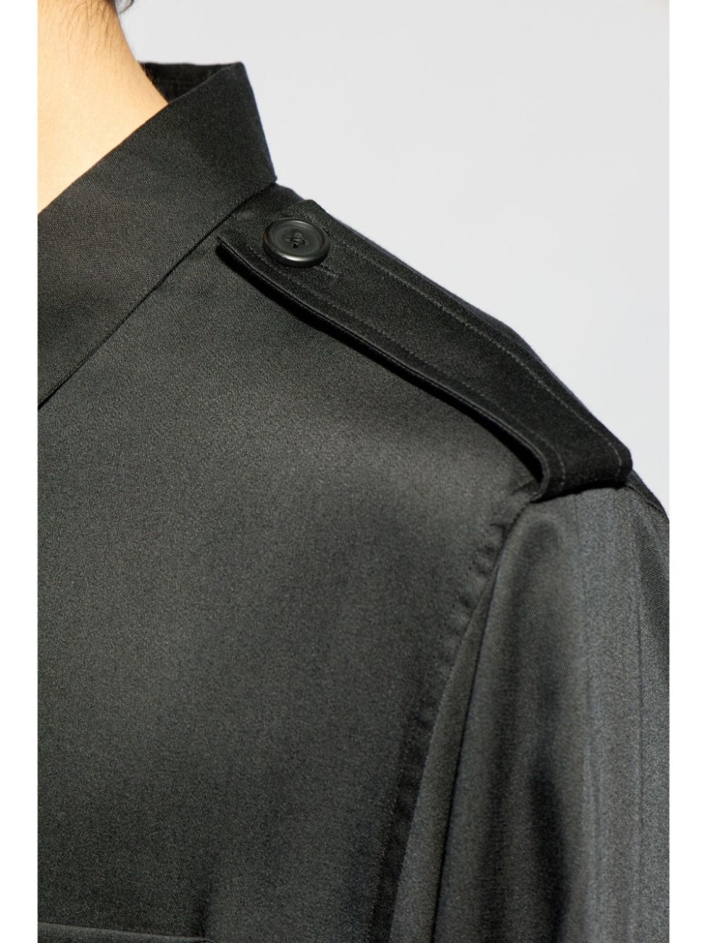 epaulette-detail multi-pocket shirt - 5