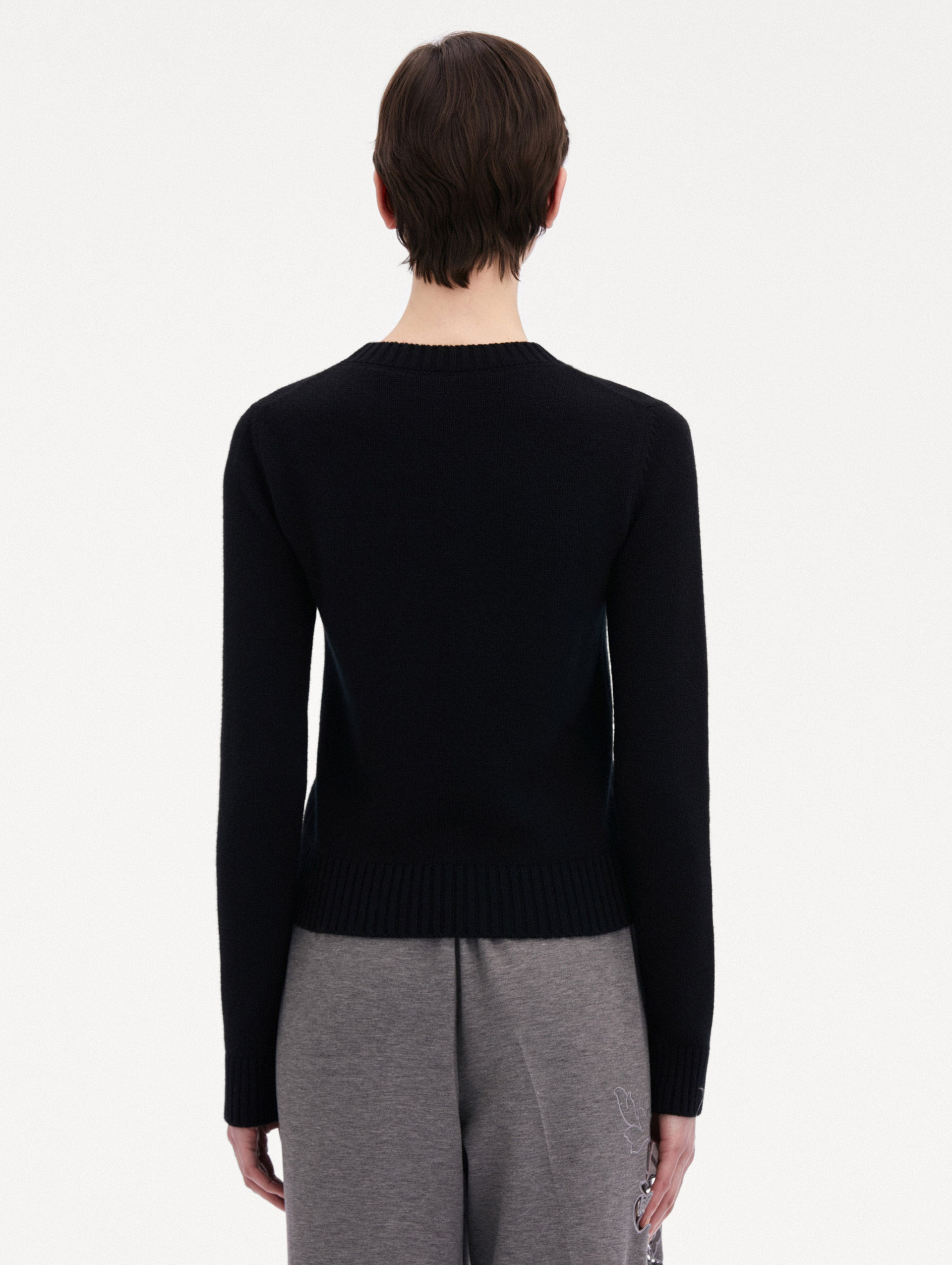 O FLOWER CASHMERE PULLOVER - 4