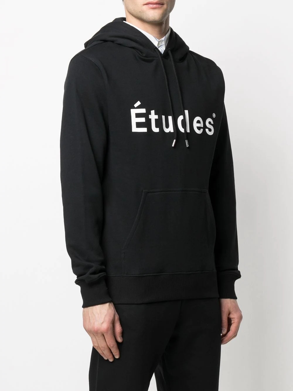 Klein logo-print organic cotton hoodie - 3