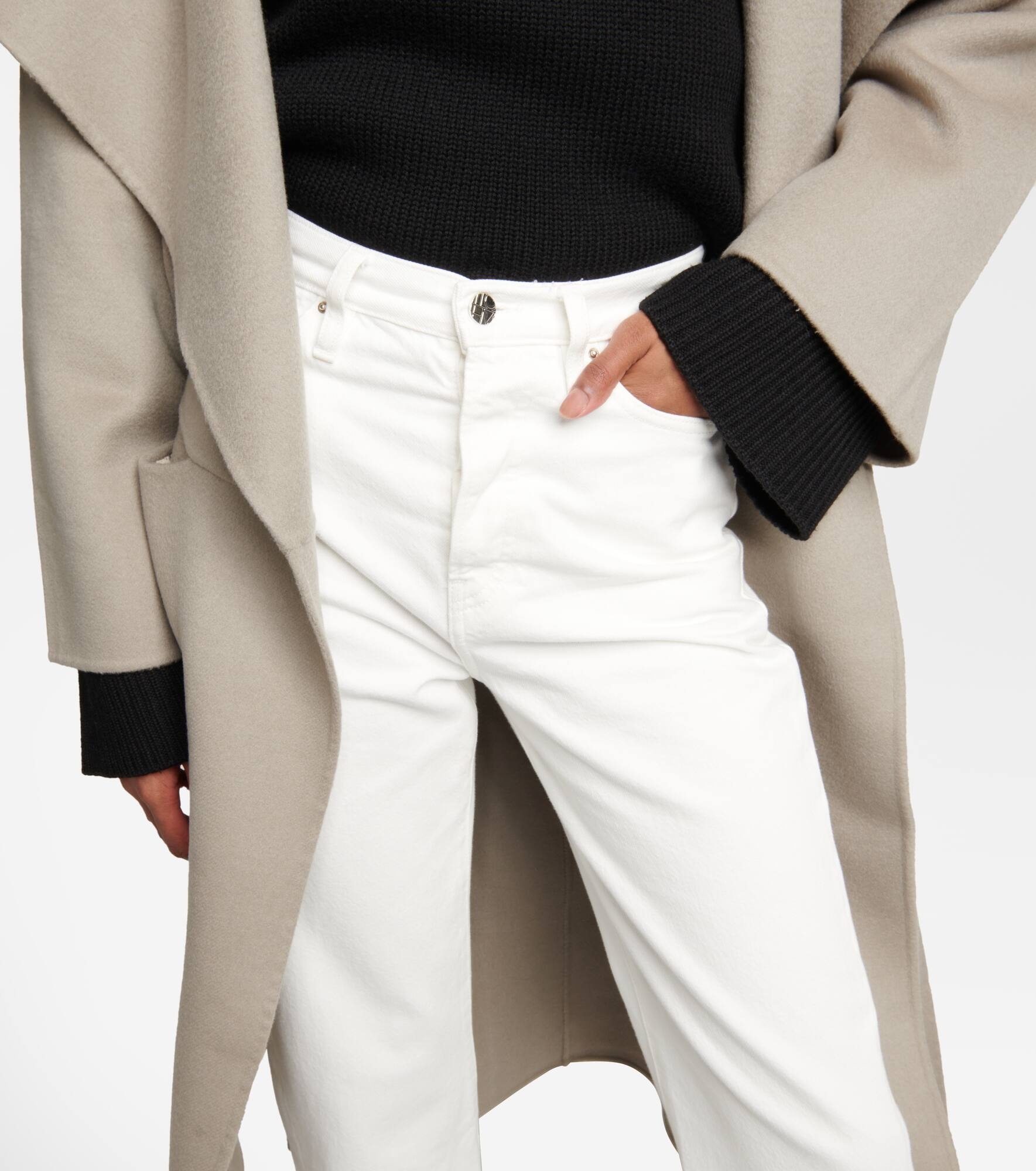 Mid-rise straight jeans - 4