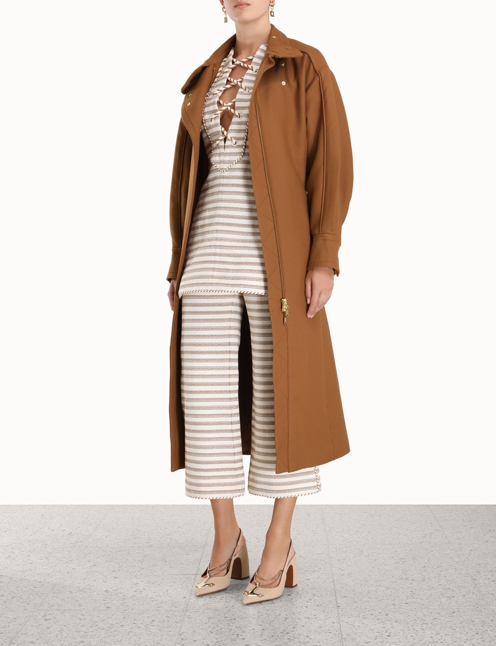 HIGH TIDE FUNNEL NECK COAT - 7