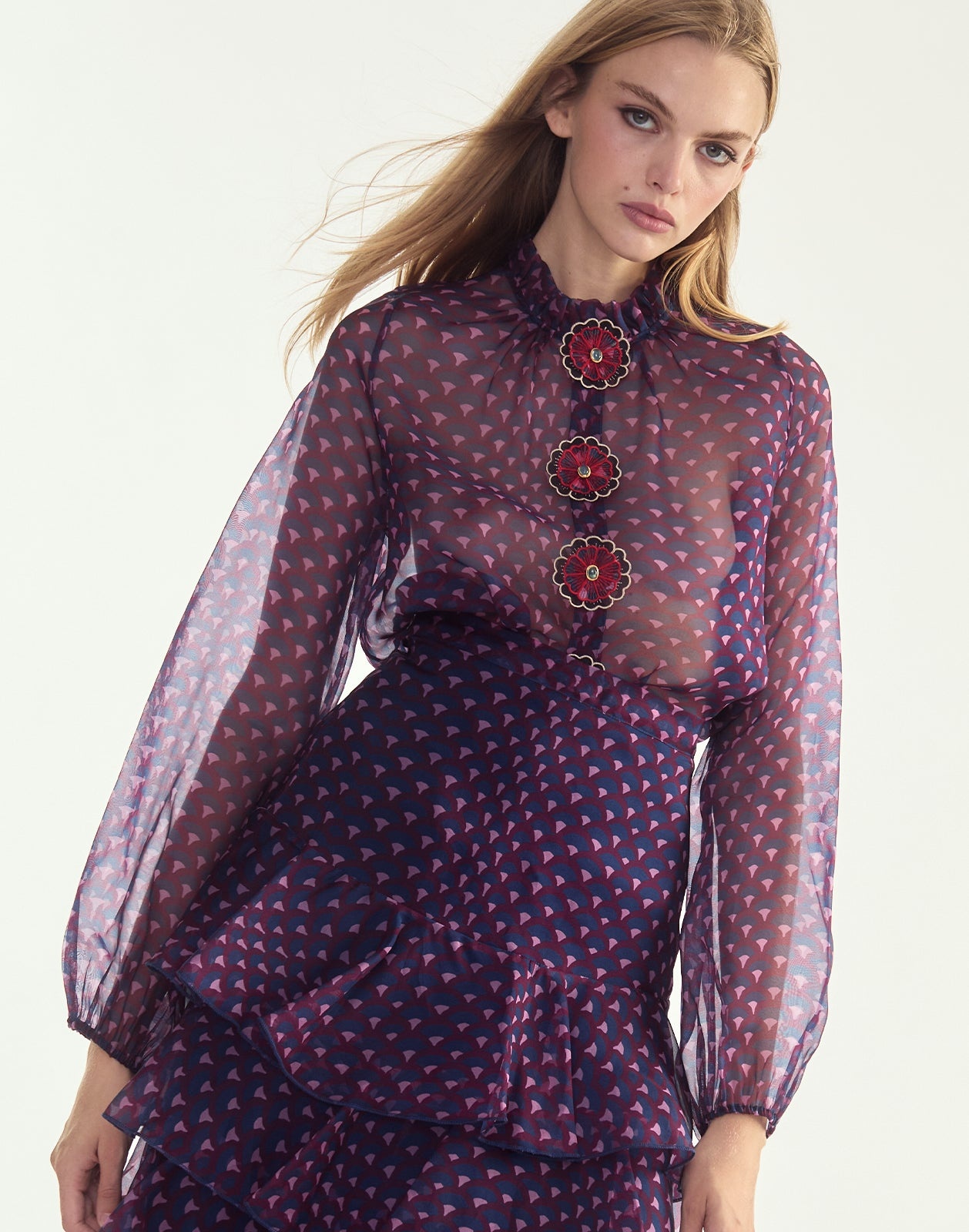Prim Silk Organza Blouse - 2