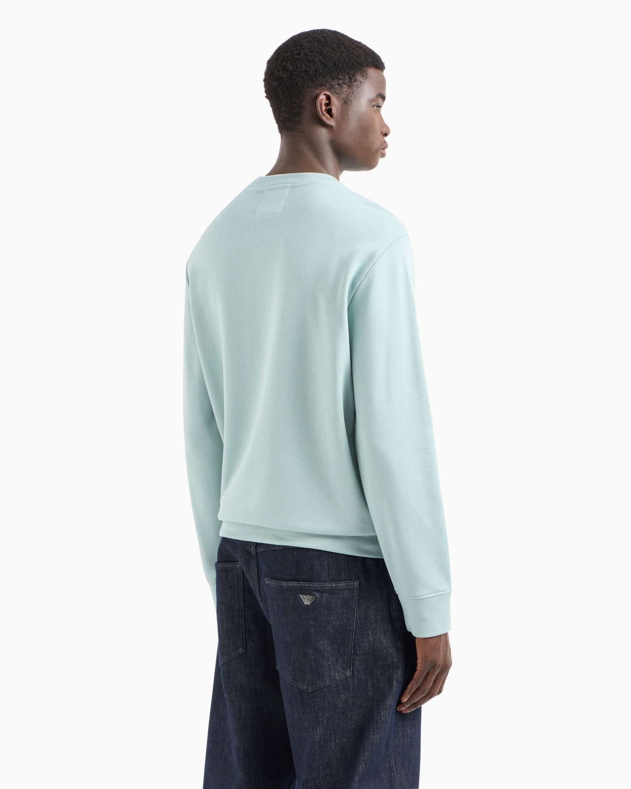 MODAL-BLEND SWEATSHIRT WITH LOGO PRINT - 3