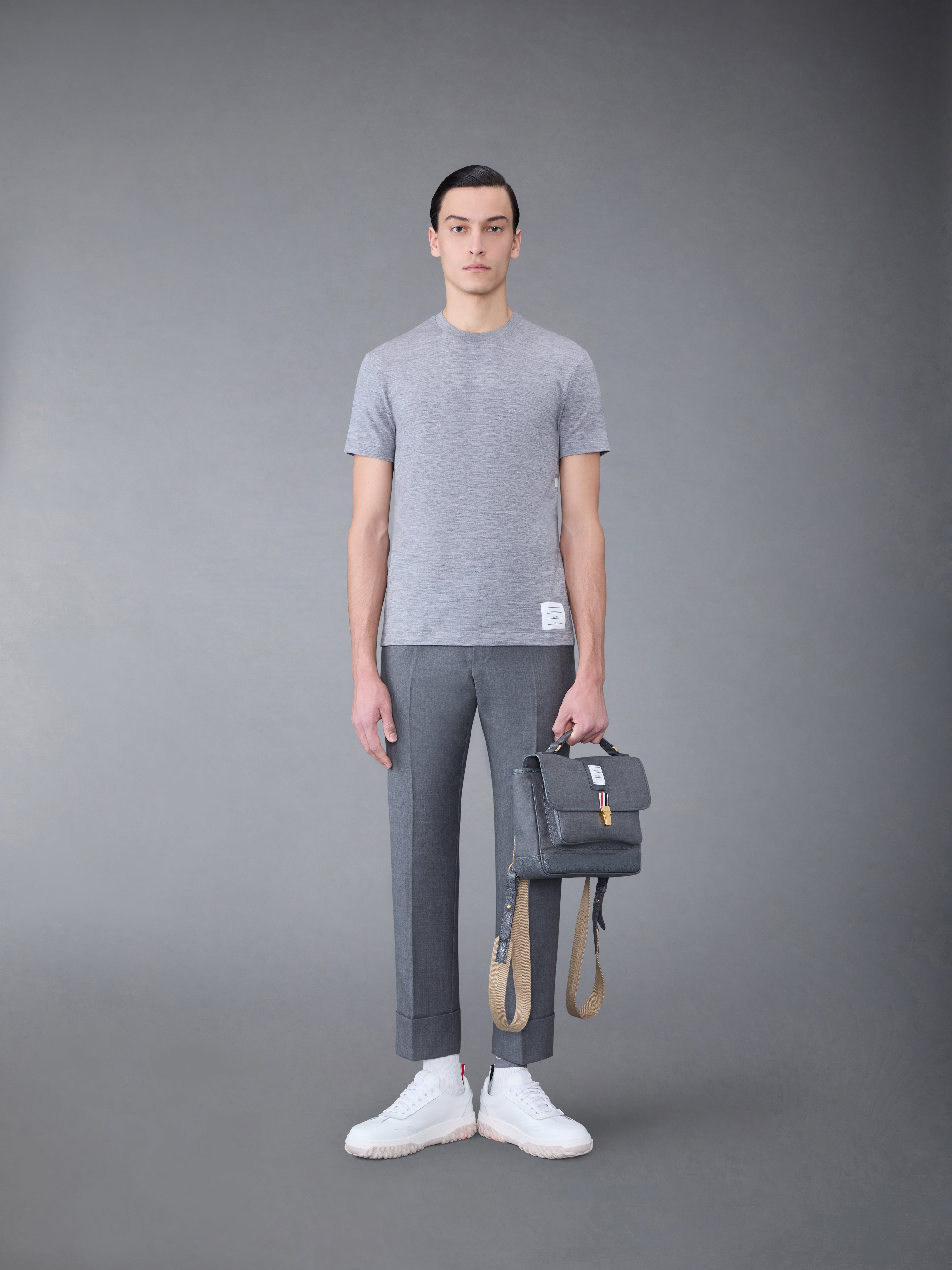 Wool Jersey 4-Bar Short Sleeve Tee - 3