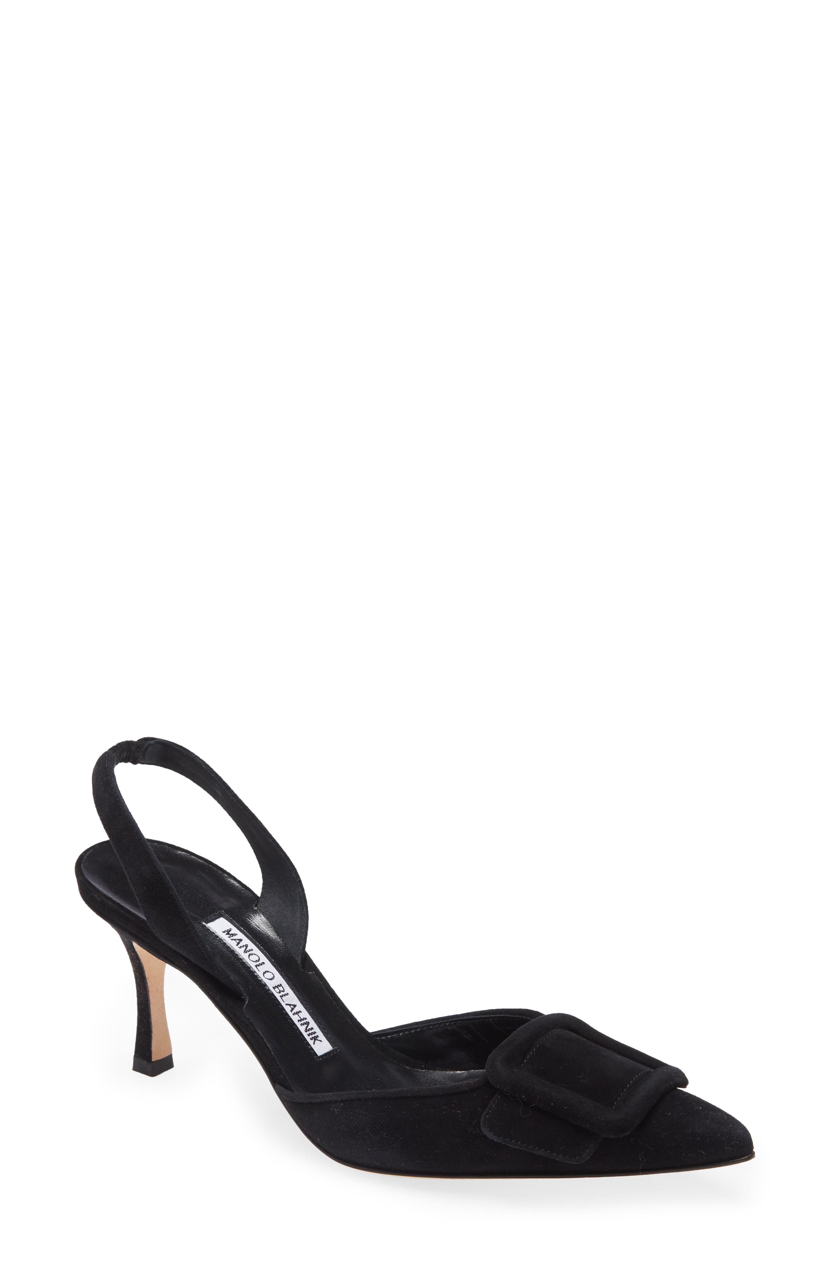 Maysli Buckle Slingback Pointed Toe Pump - 1