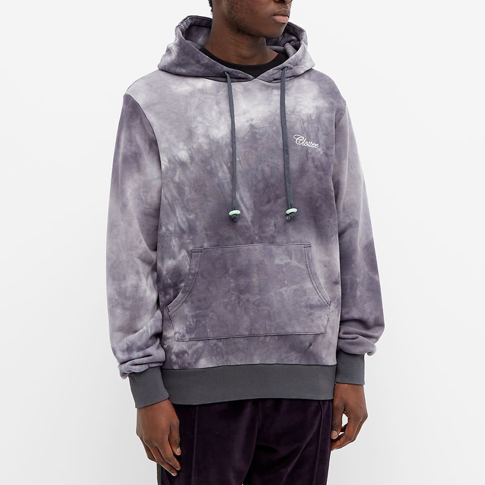 CLOTTEE By CLOT Tie Dye Script Logo Popover Hoodie - 2