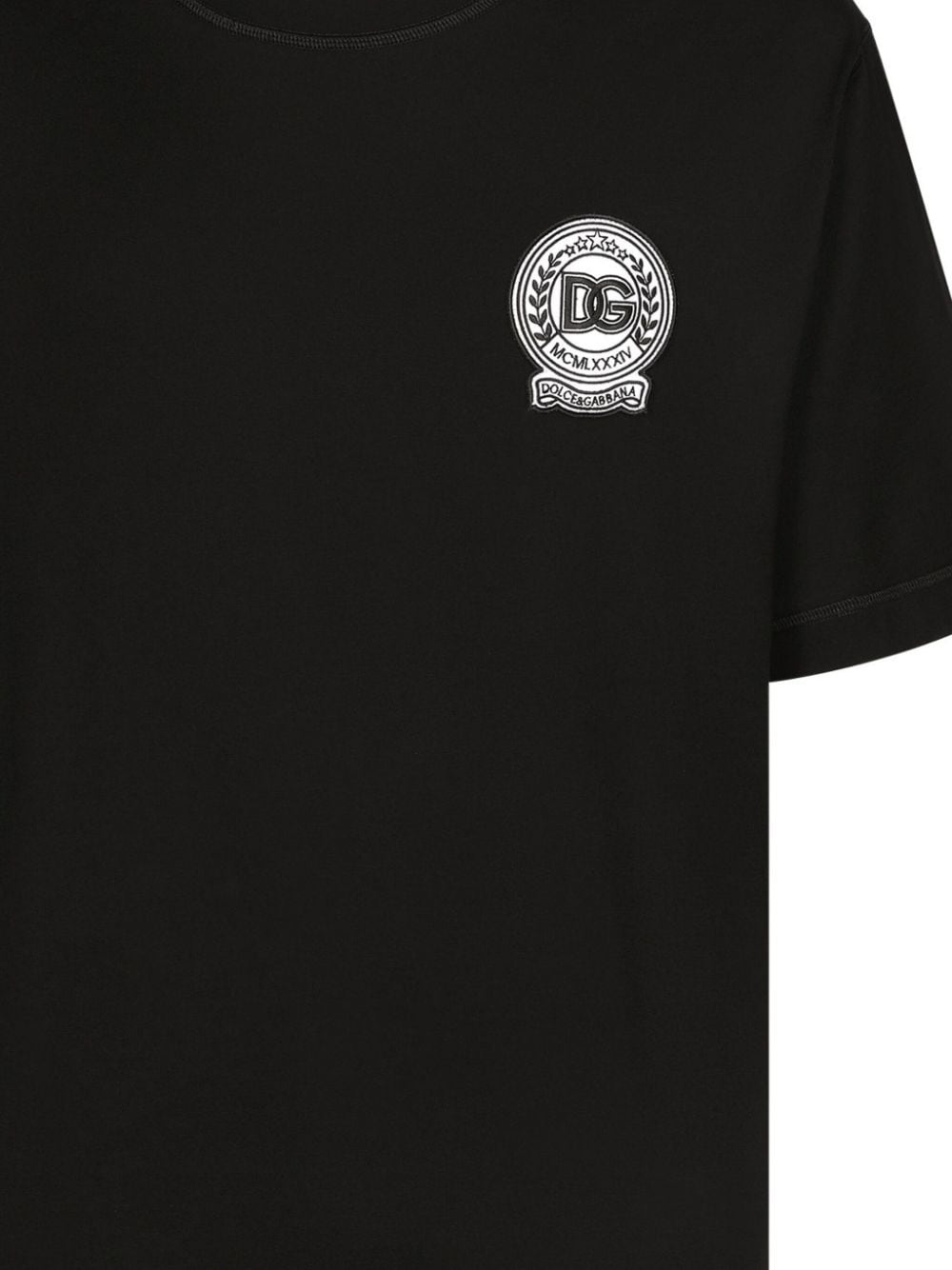 DG logo-embroidered cotton T-shirt - 2