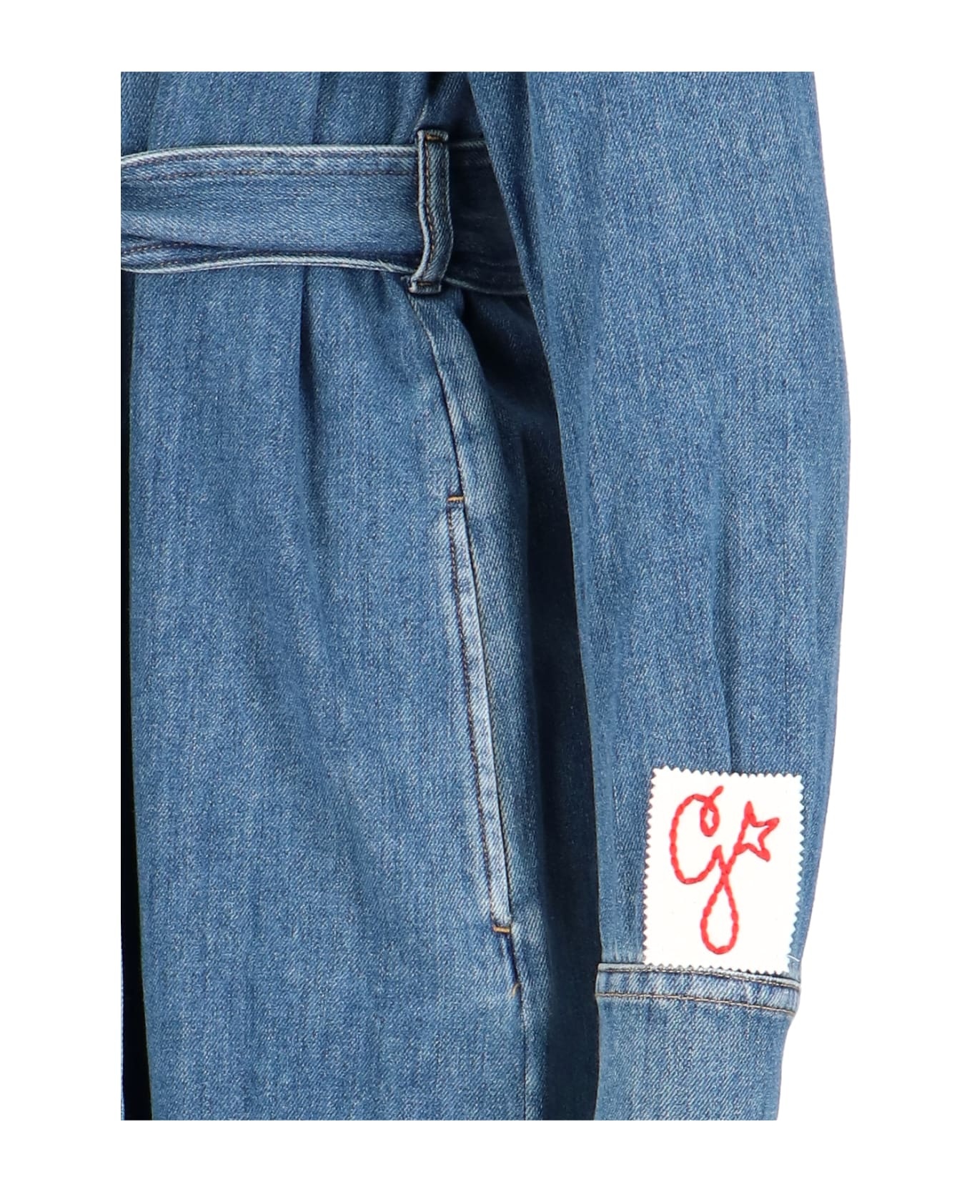 Denim Shirtdress - 4