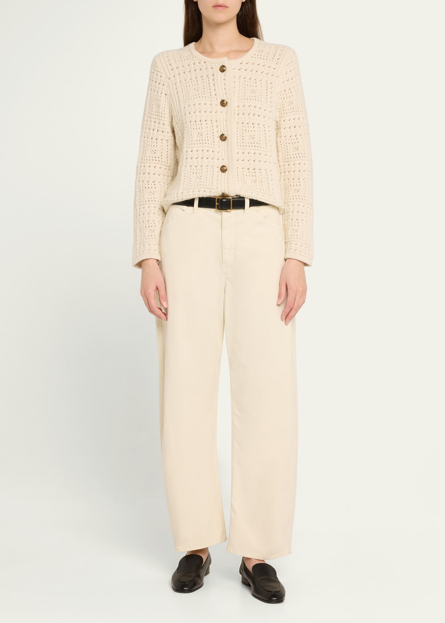 Harry Open Knit Cashmere Sweater Jacket - 2
