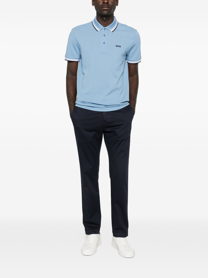 BOSS tipped polo shirt outlook