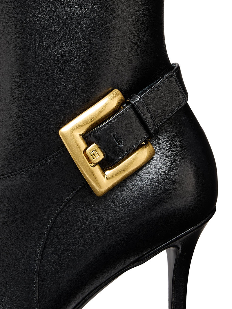 Women's Anthem 95MM Leather Ankle Boots - Black 5