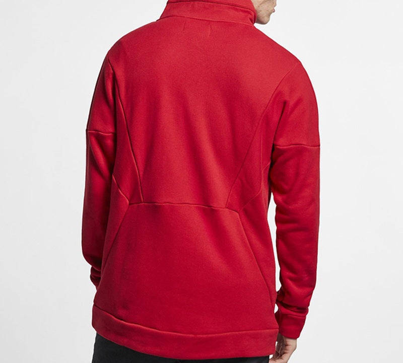 Air Jordan Half Zipper Athleisure Casual Sports Red AV2293-687 - 4