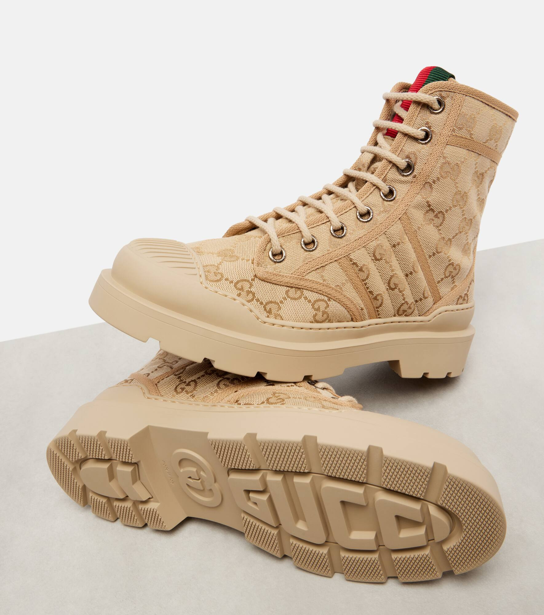 GG Canvas combat boots - 5