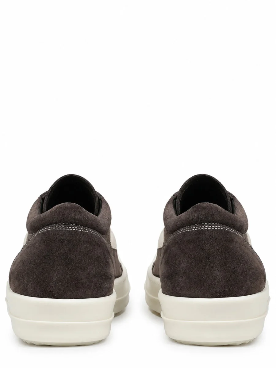 Rick Owens Low-Top Suede Sneakers - 1