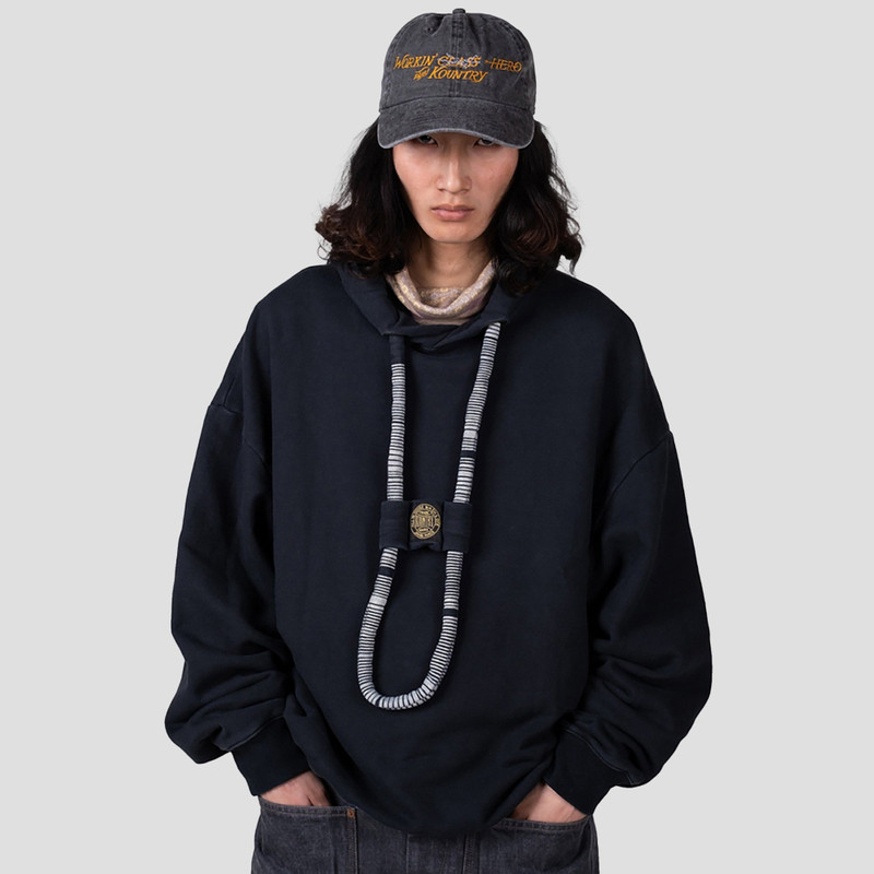 Kapital SWEAT KNIT DRAGON HOODIE outlook