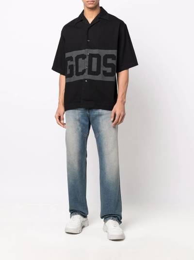 GCDS logo-print short-sleeved shirt outlook