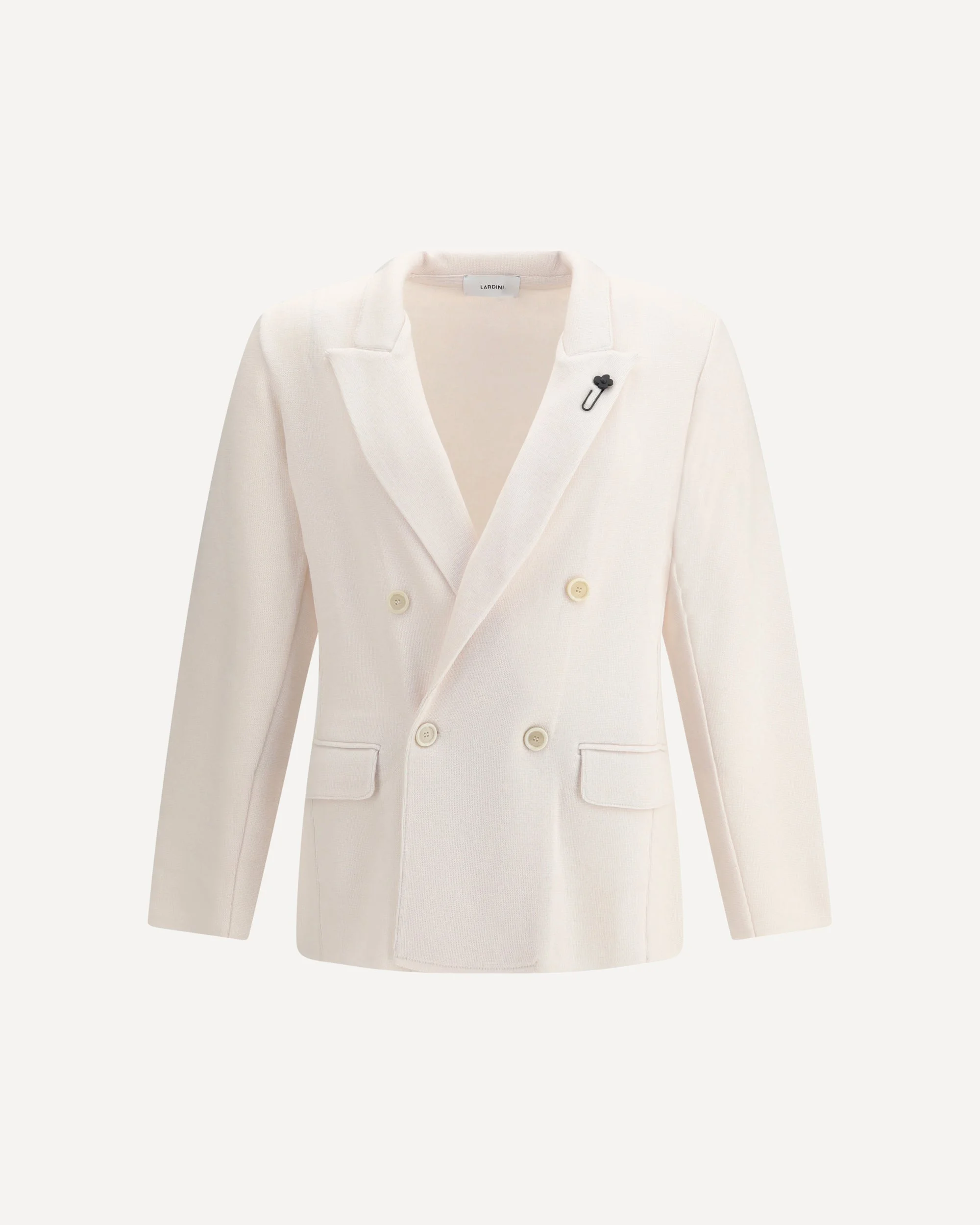 Double-breasted knit Jacket - 1