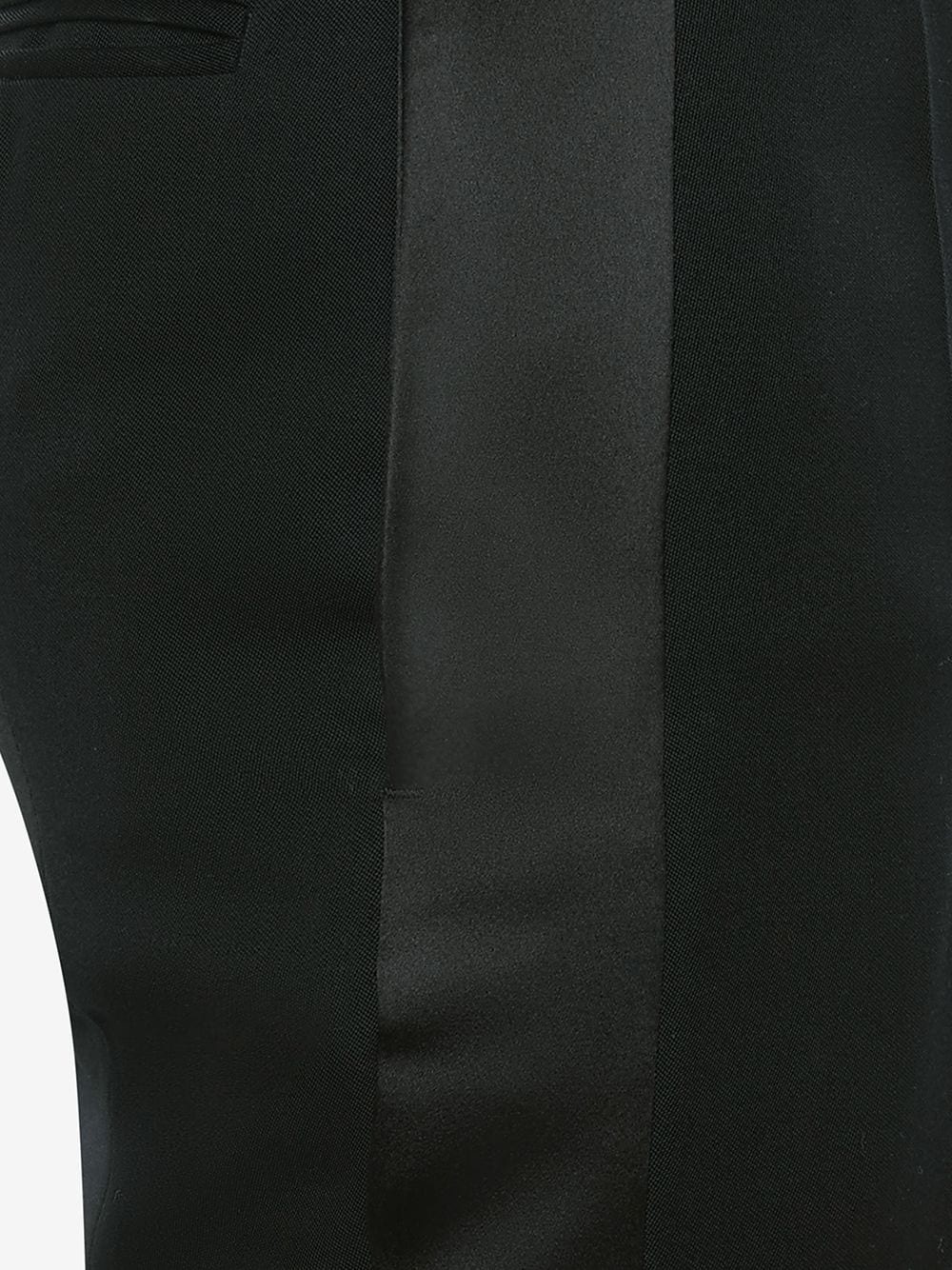 tailored satin-panel trousers - 5