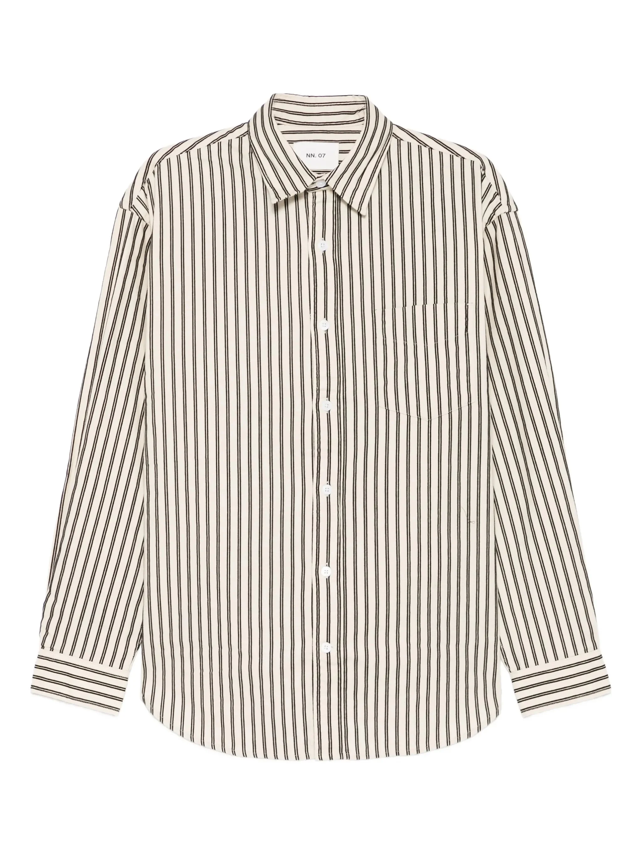 Skyler striped-pattern button-down shirt - 1