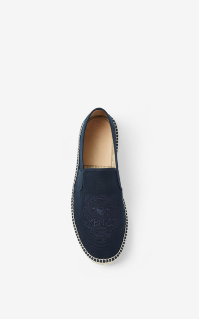 KENZO Tiger stretch canvas espadrilles outlook