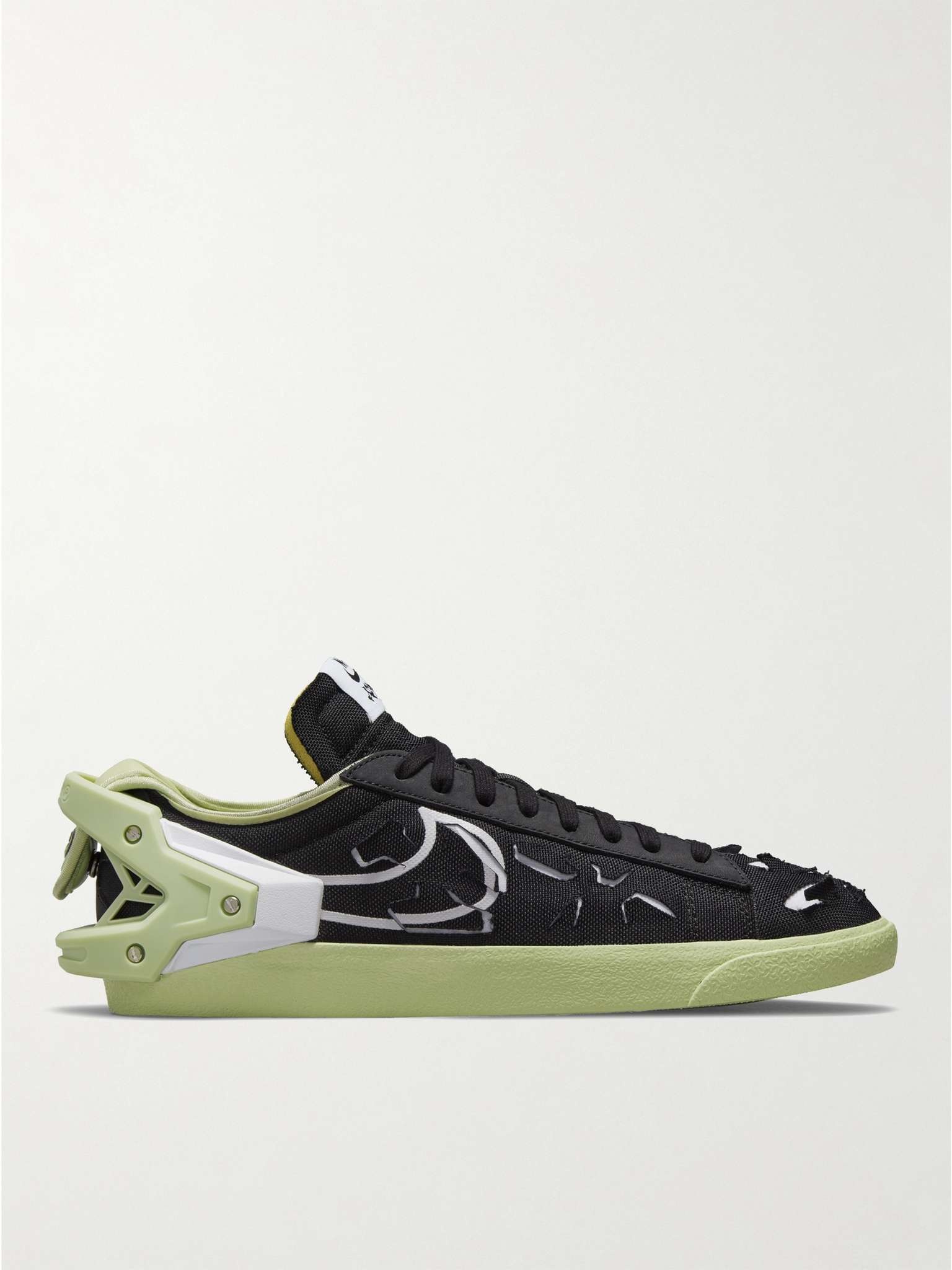 + ACRONYM Blazer Felt-Trimmed Suede and TPU Sneakers - 1