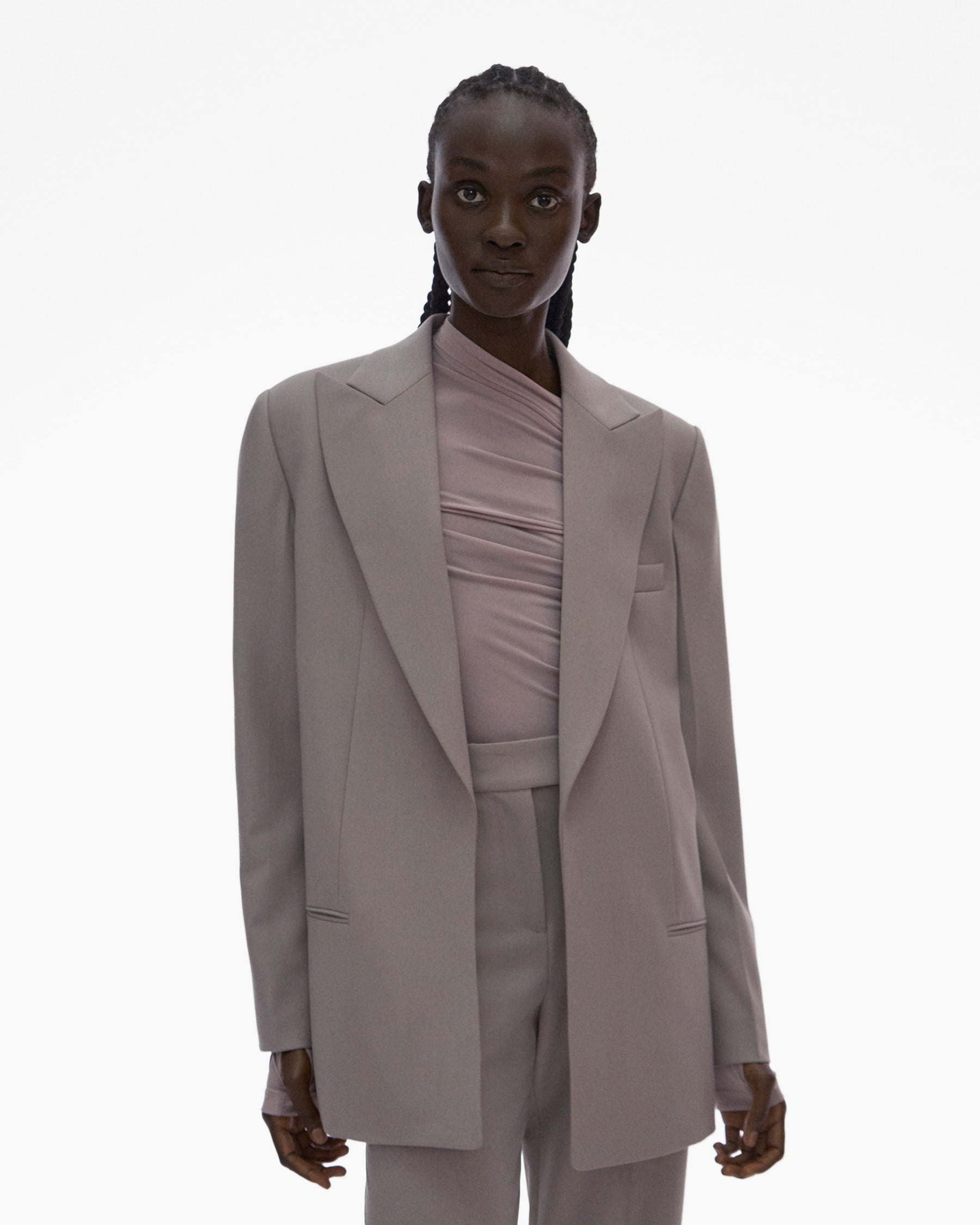 STRETCH WOOL BLAZER - 3
