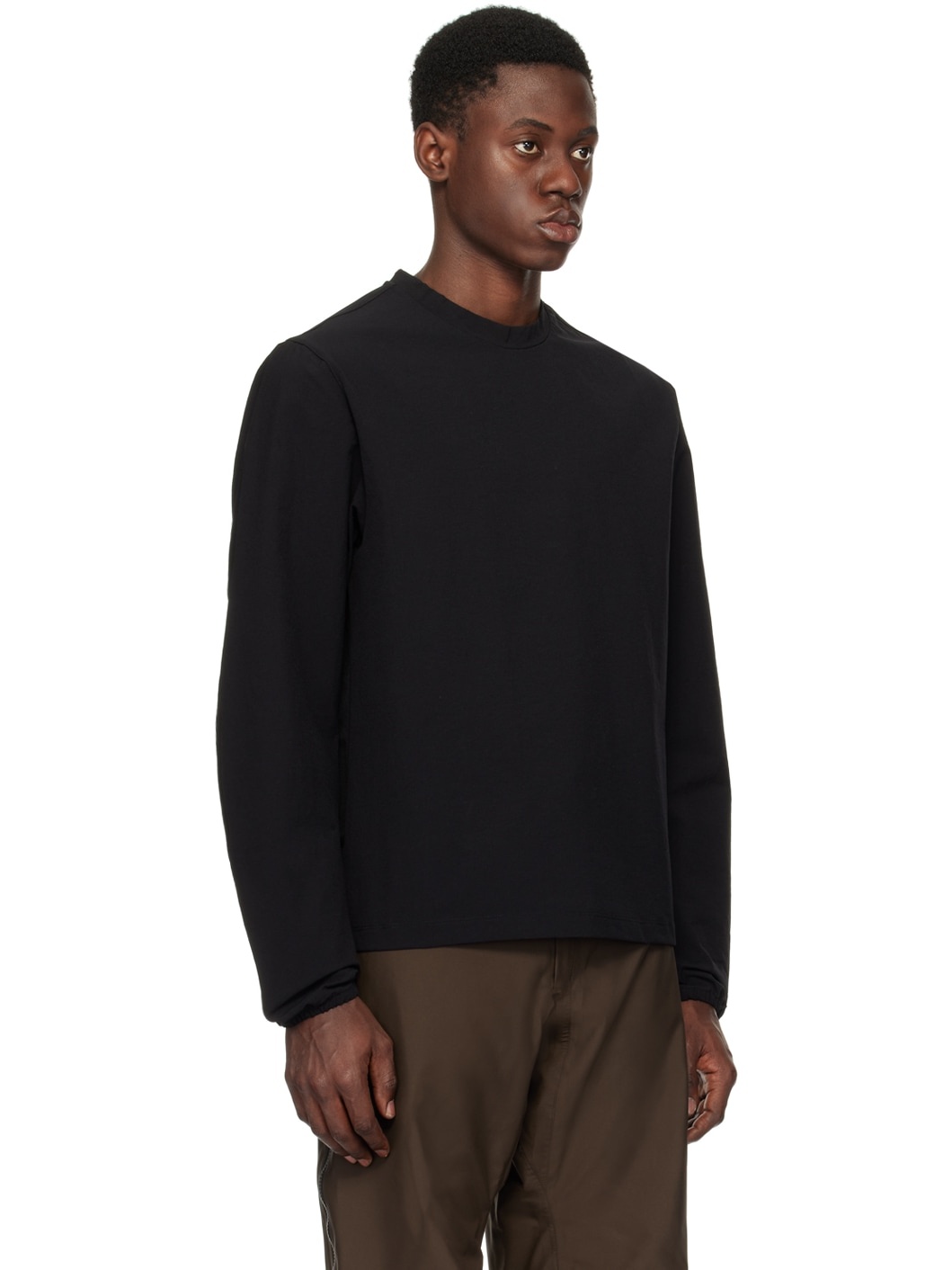 Black Crewneck Sweatshirt - 2