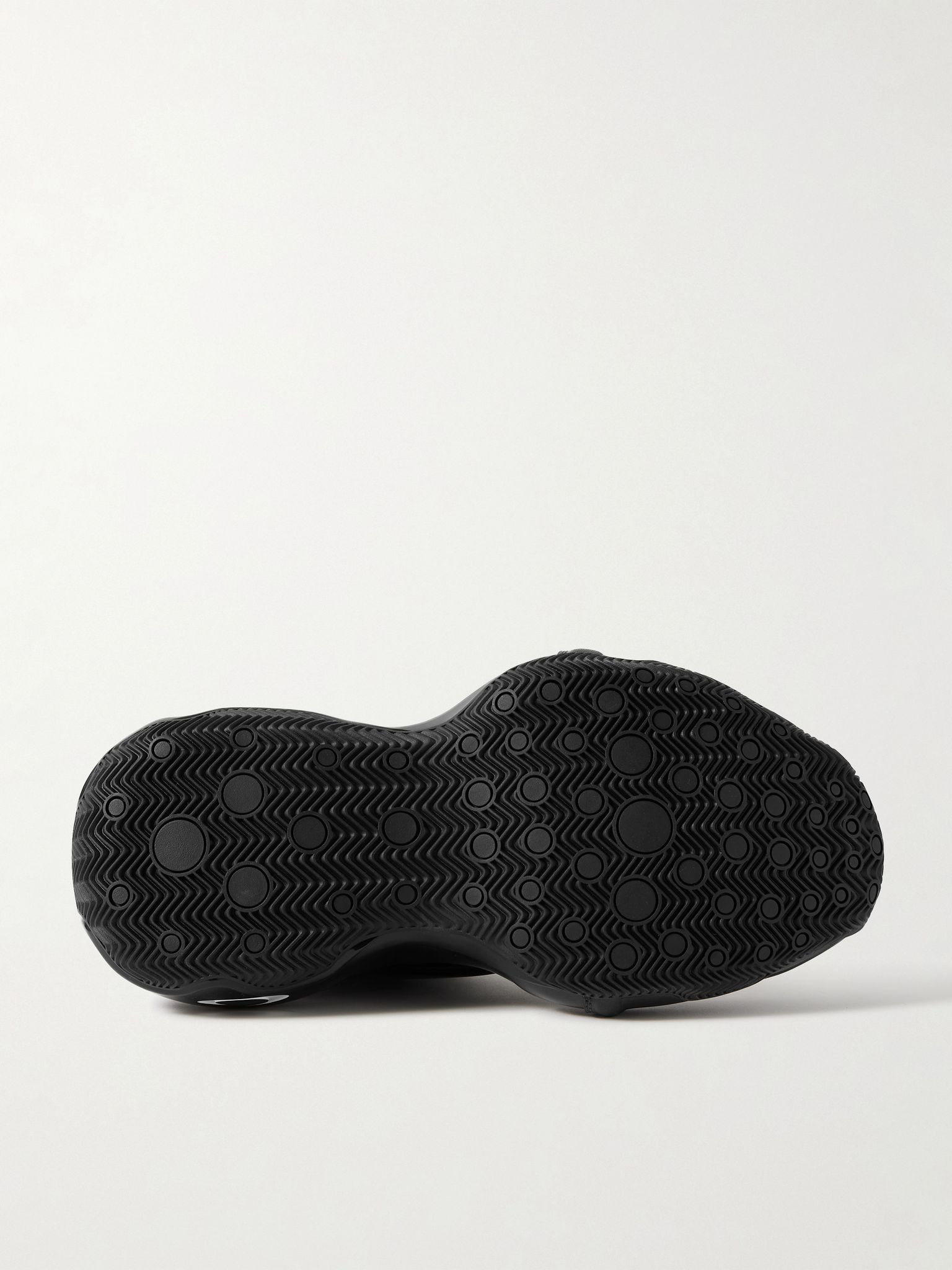 Basketball Neoprene-Trimmed Rubber Sneakers Black - 3