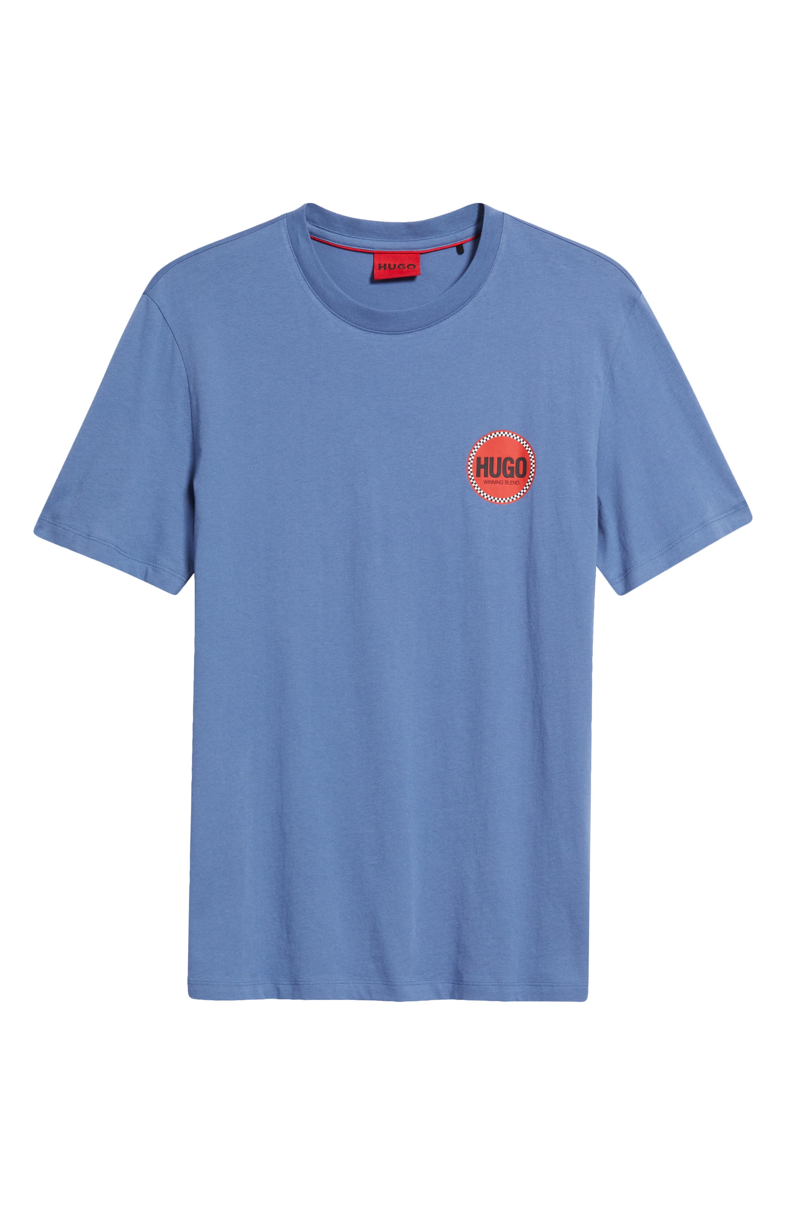 HUGO Danetchorb Logo Graphic T-Shirt in Open Blue at Nordstrom - 5