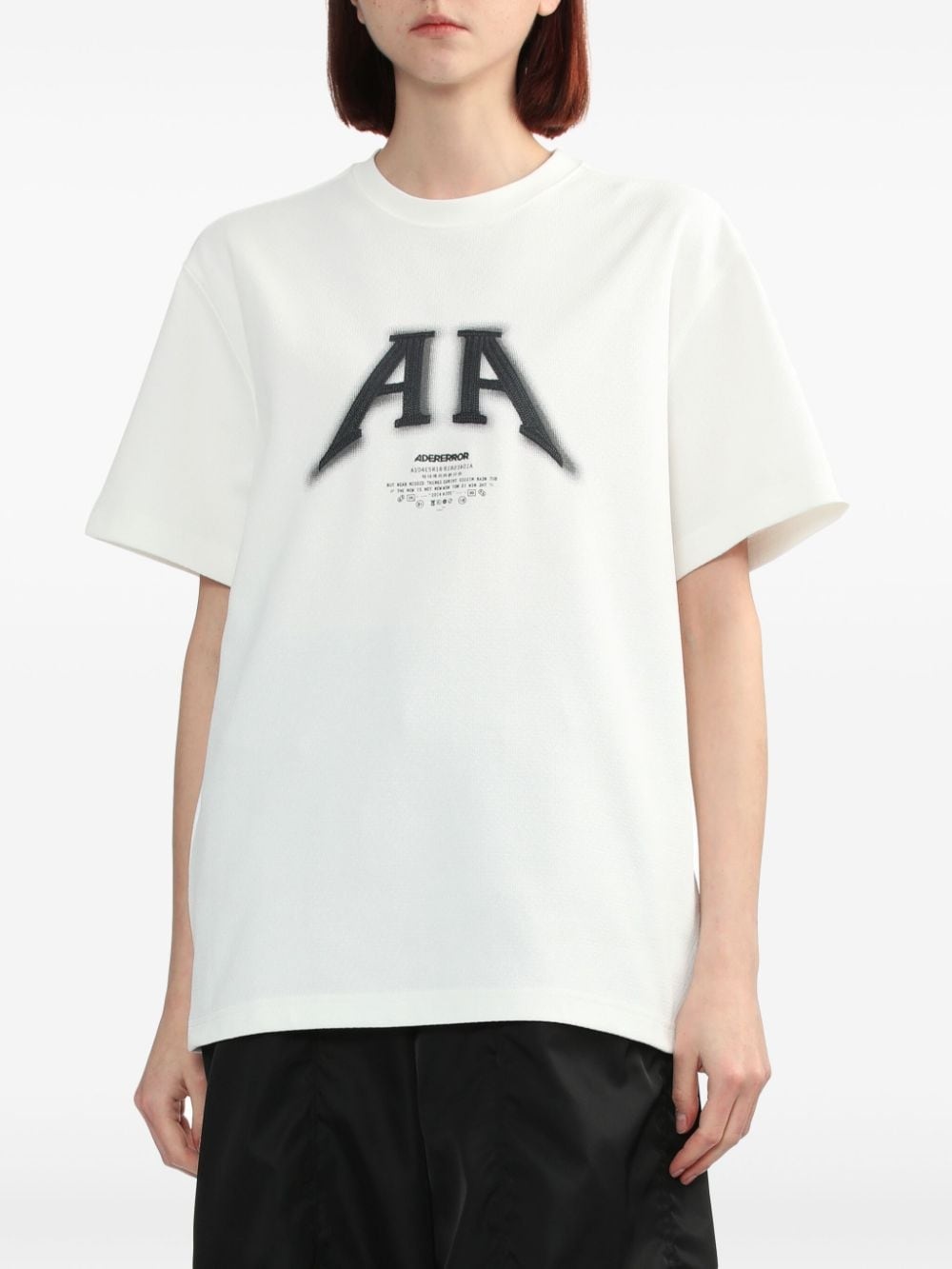 logo-print cotton-blend T-shirt - 3