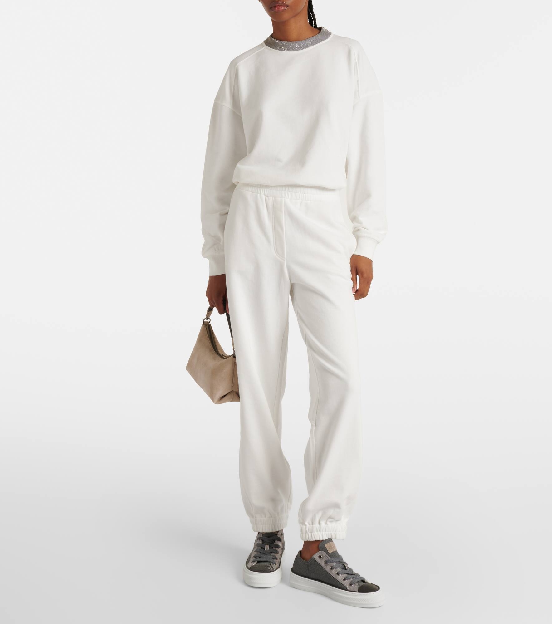 Cotton jersey sweatpants - 6