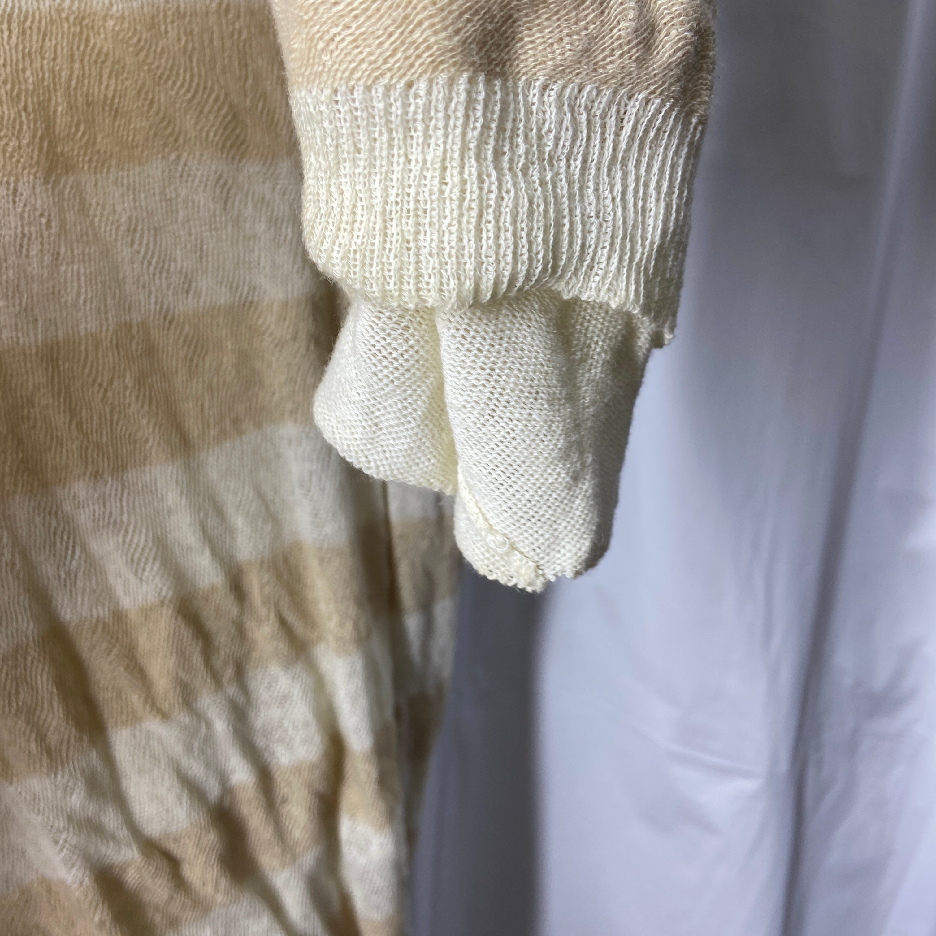 Yohji Yamamoto cream double layer knit 3 - 6