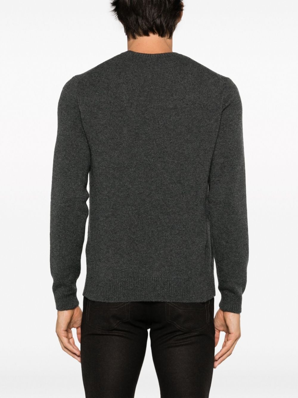 crew-neck cashmere jumper - 4