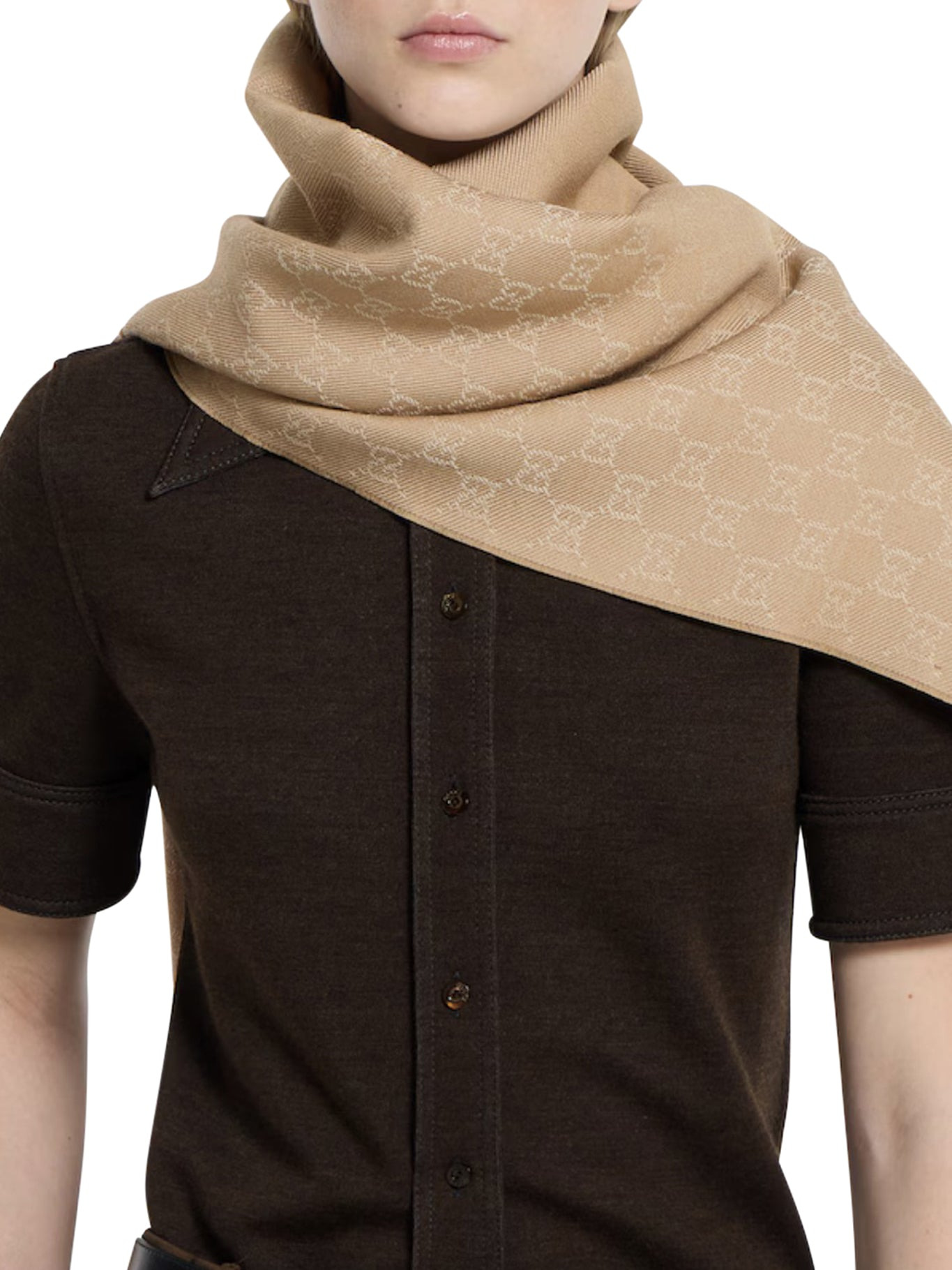 GG WOOL SCARF - 2