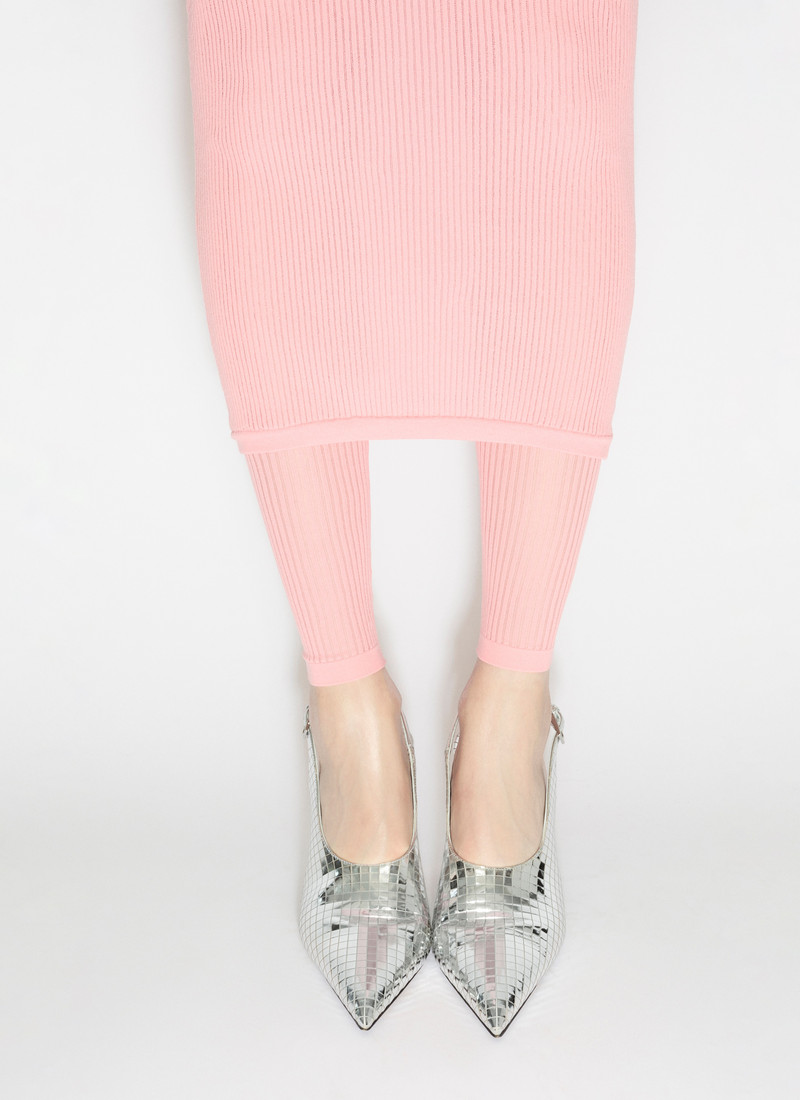 FINE RIBBED KNIT LEGGINGS 5