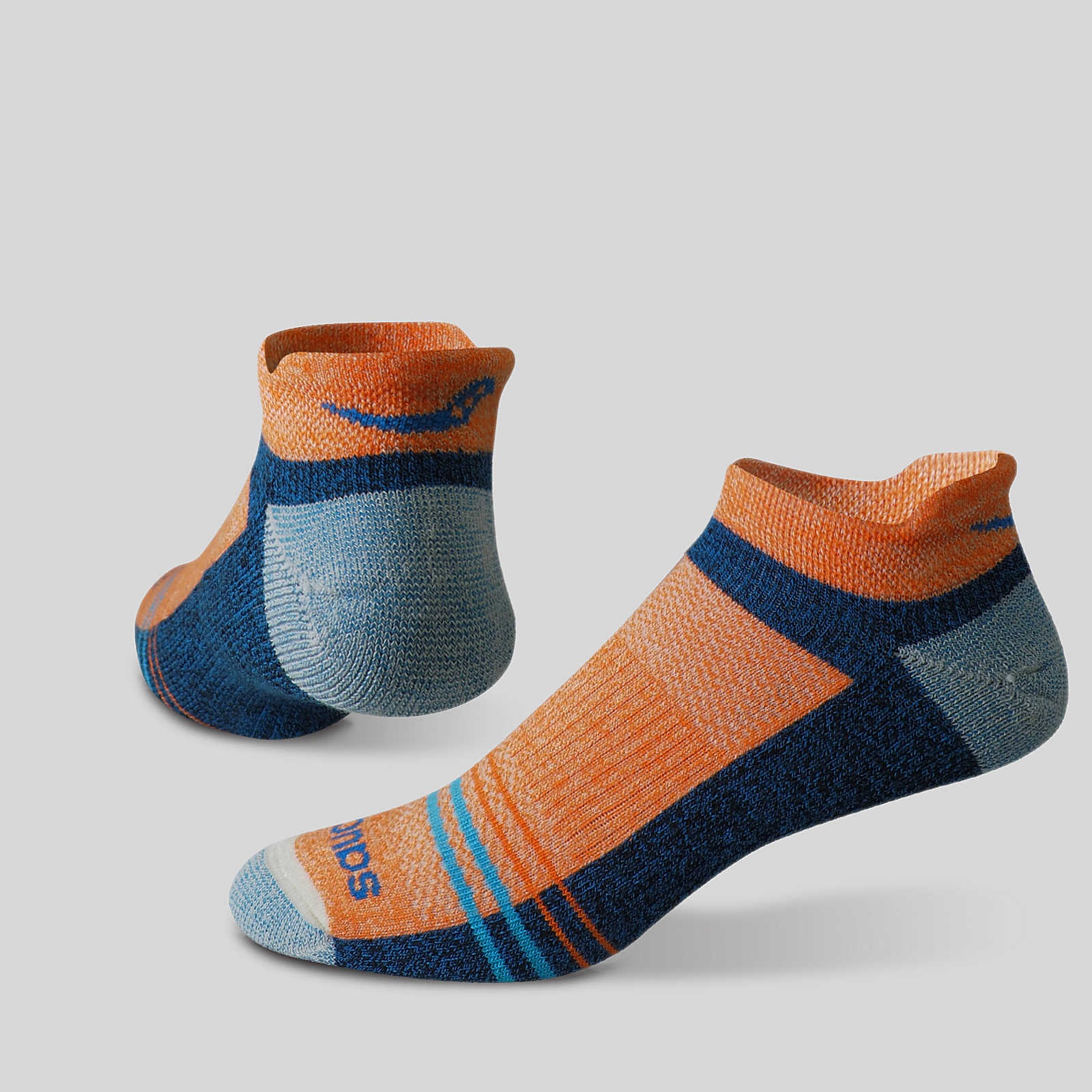 Inferno Merino Wool Blend No Show 3-Pack Sock - 4