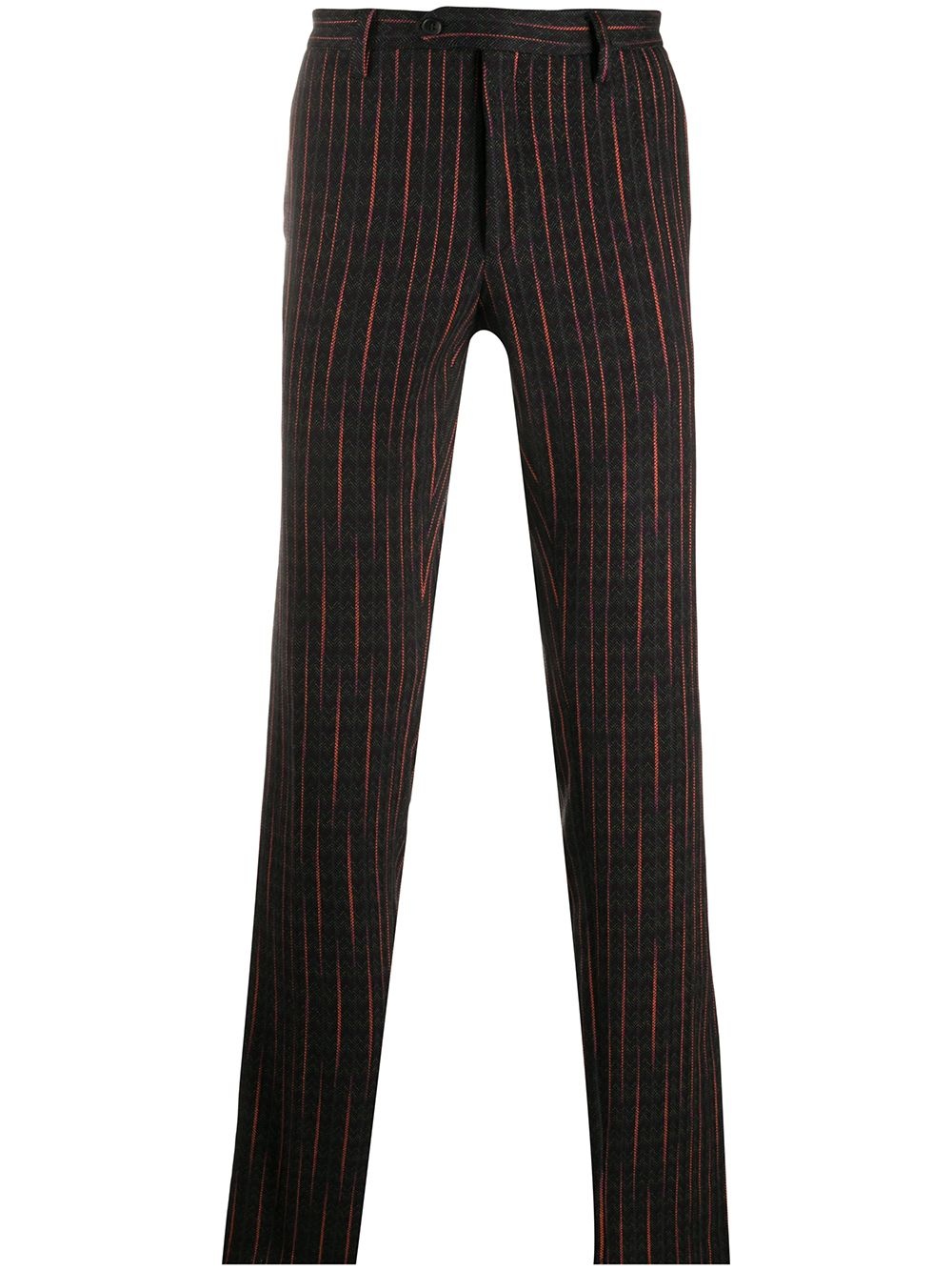 striped tailored trousers  - 1