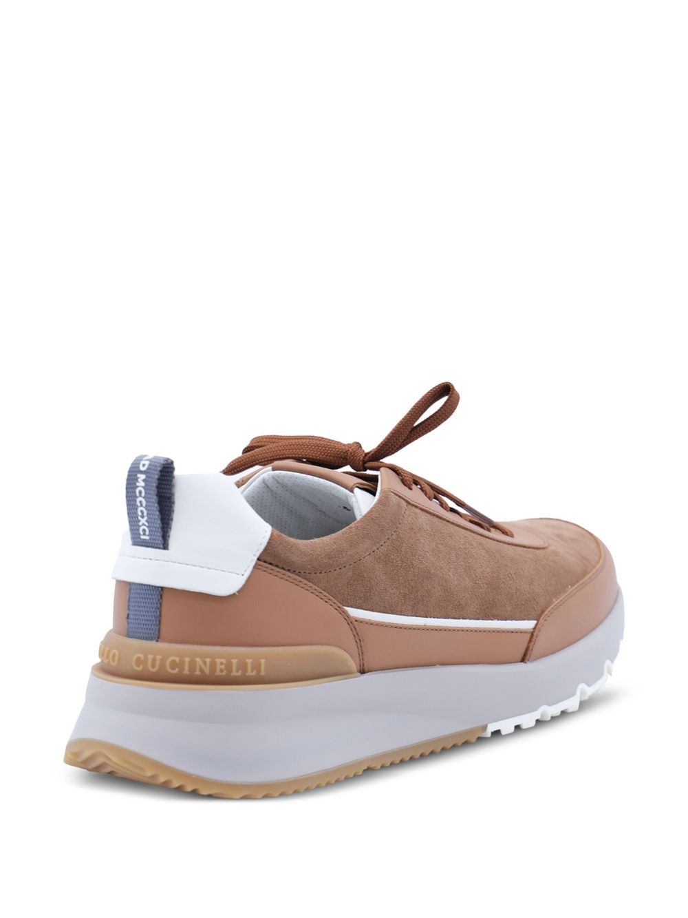 suede leather sneakers - 3