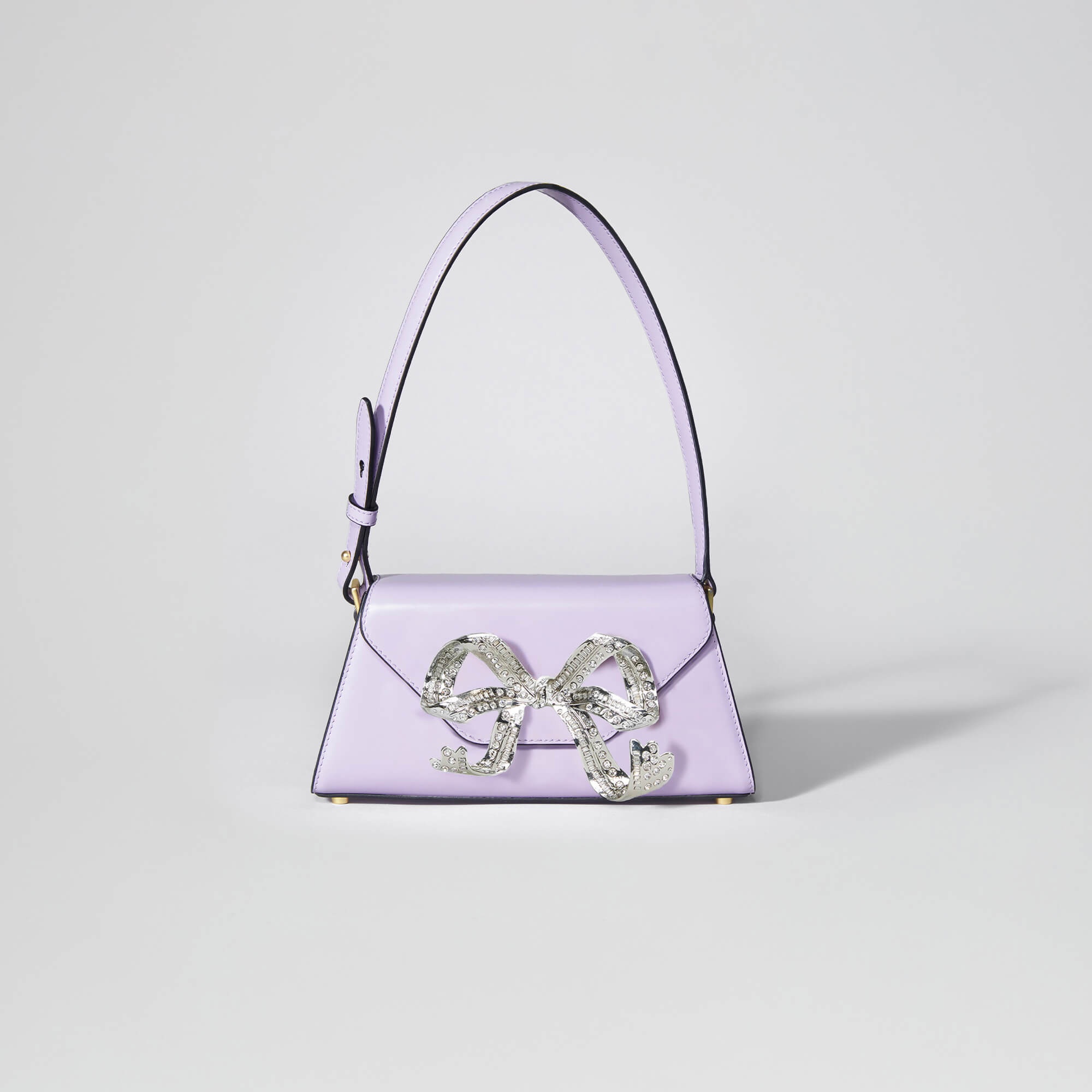 Lilac Bow Mini Shoulder Bag - 1