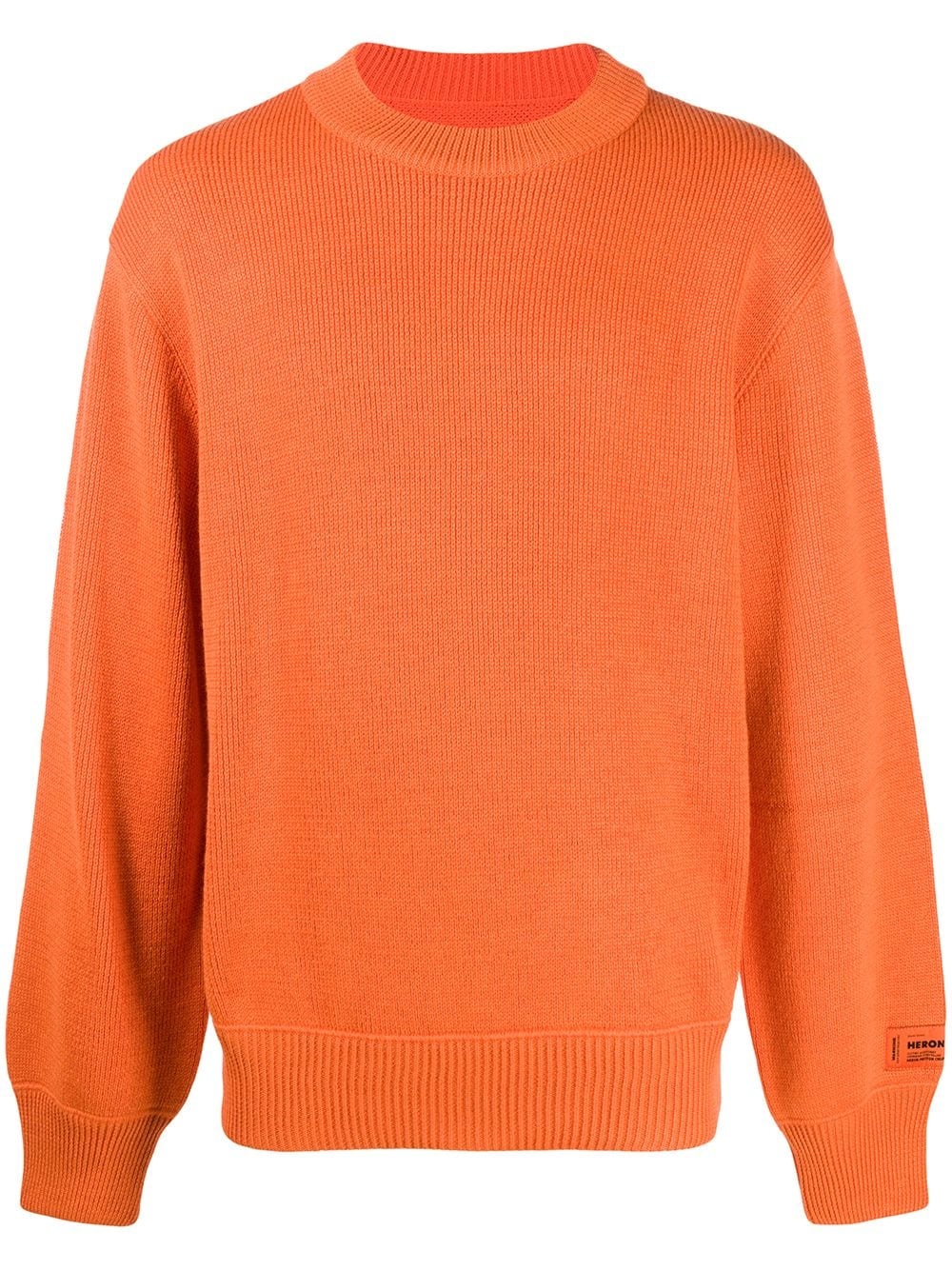 Stamp crew neck jumper - 1