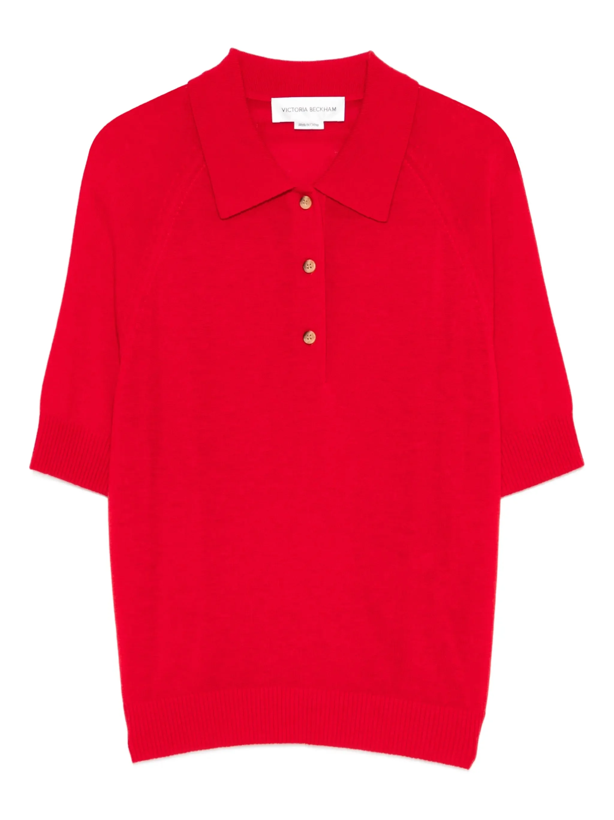 short-sleeves polo top - 1