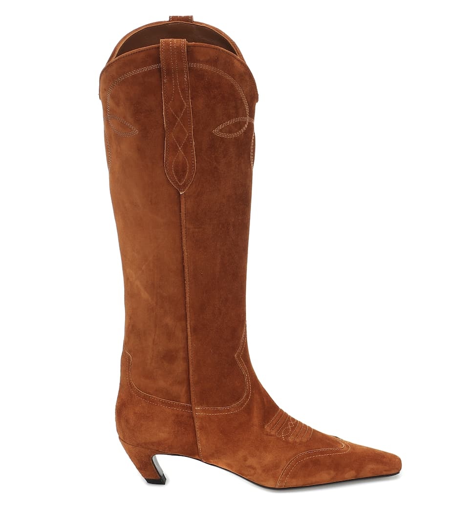 Dallas suede Western boots - 4