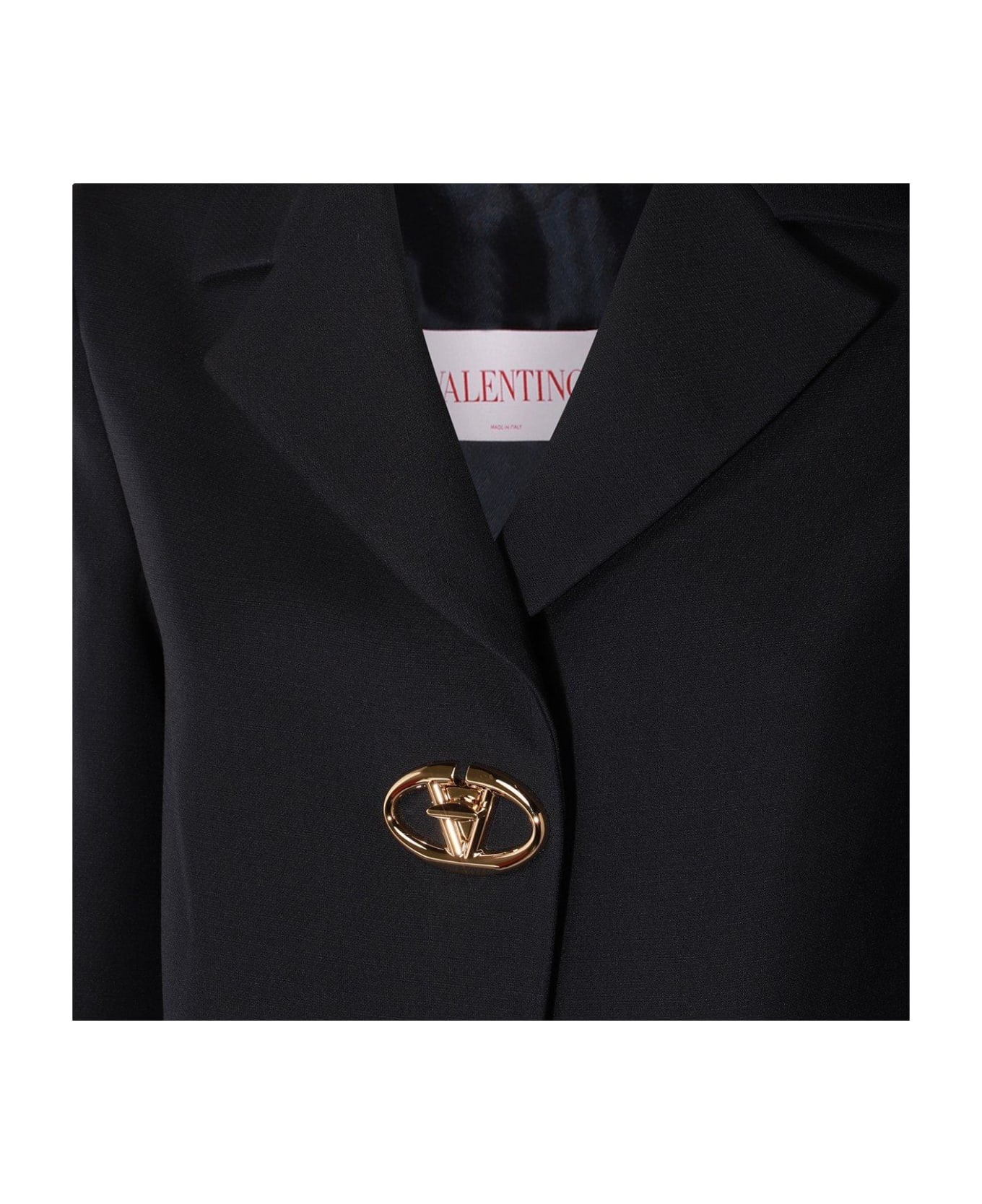 Valentino Logo Plaque Long-sleeved Jacket - 3