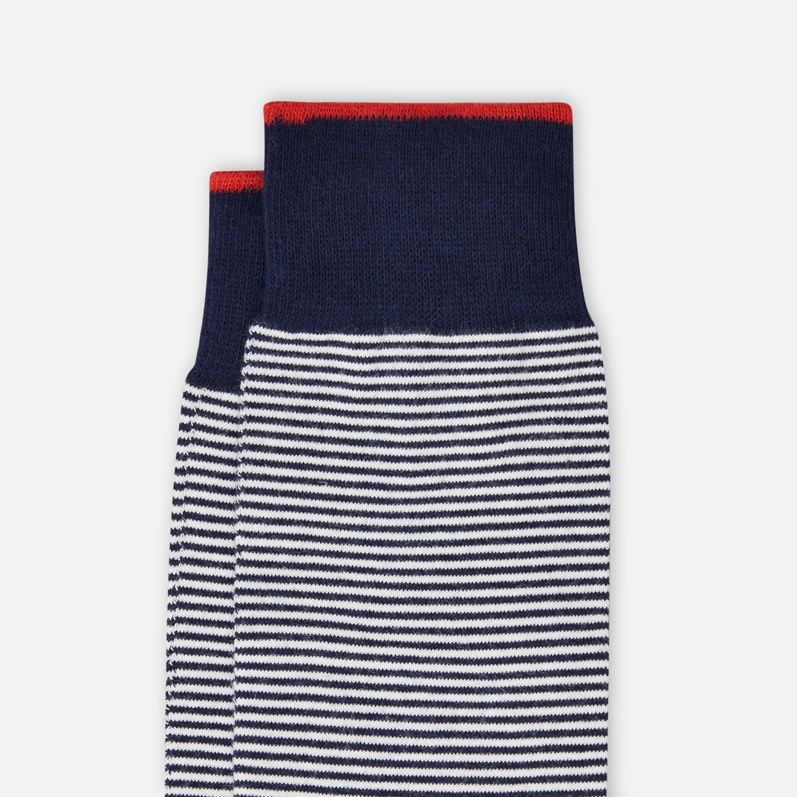 Micro Stripes Socks Blue White 2