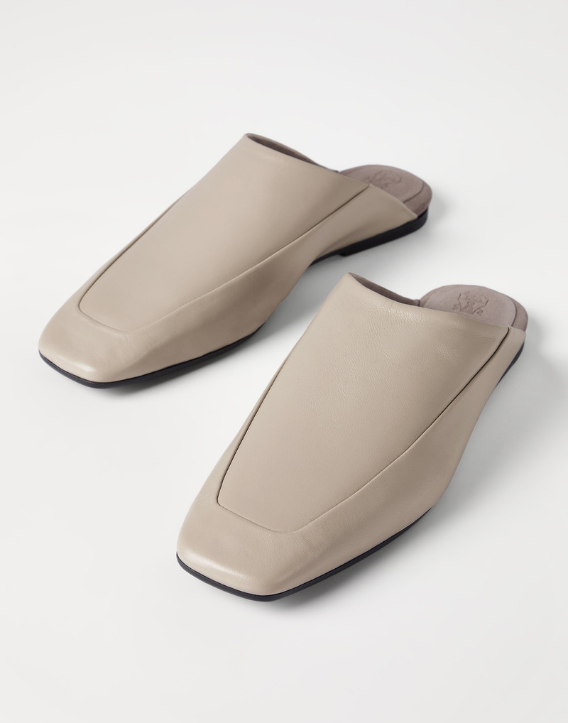 Calfskin slippers 4