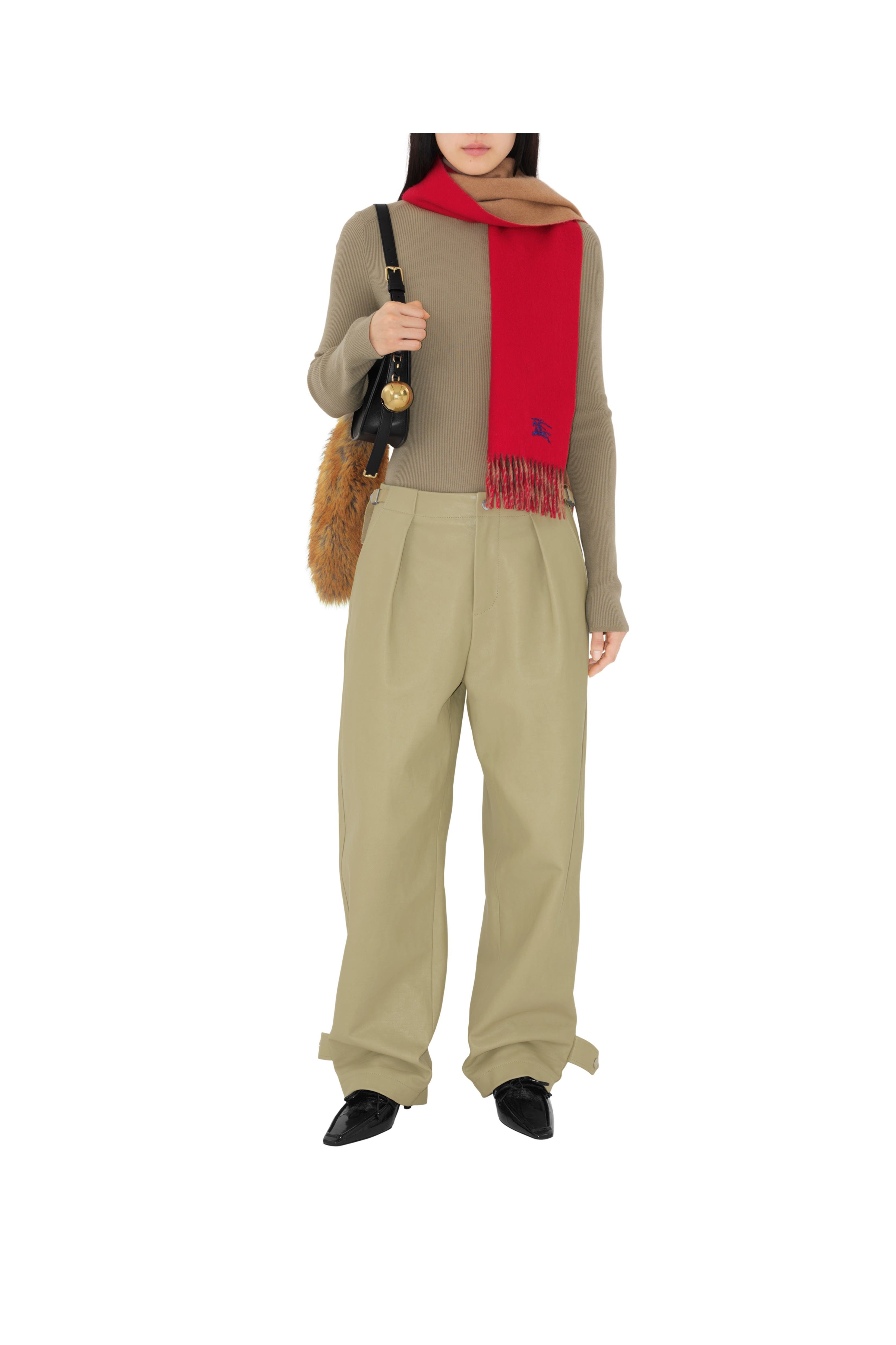 burberry Reversible Cashmere Scarf in Pillar/camel at Nordstrom - 2