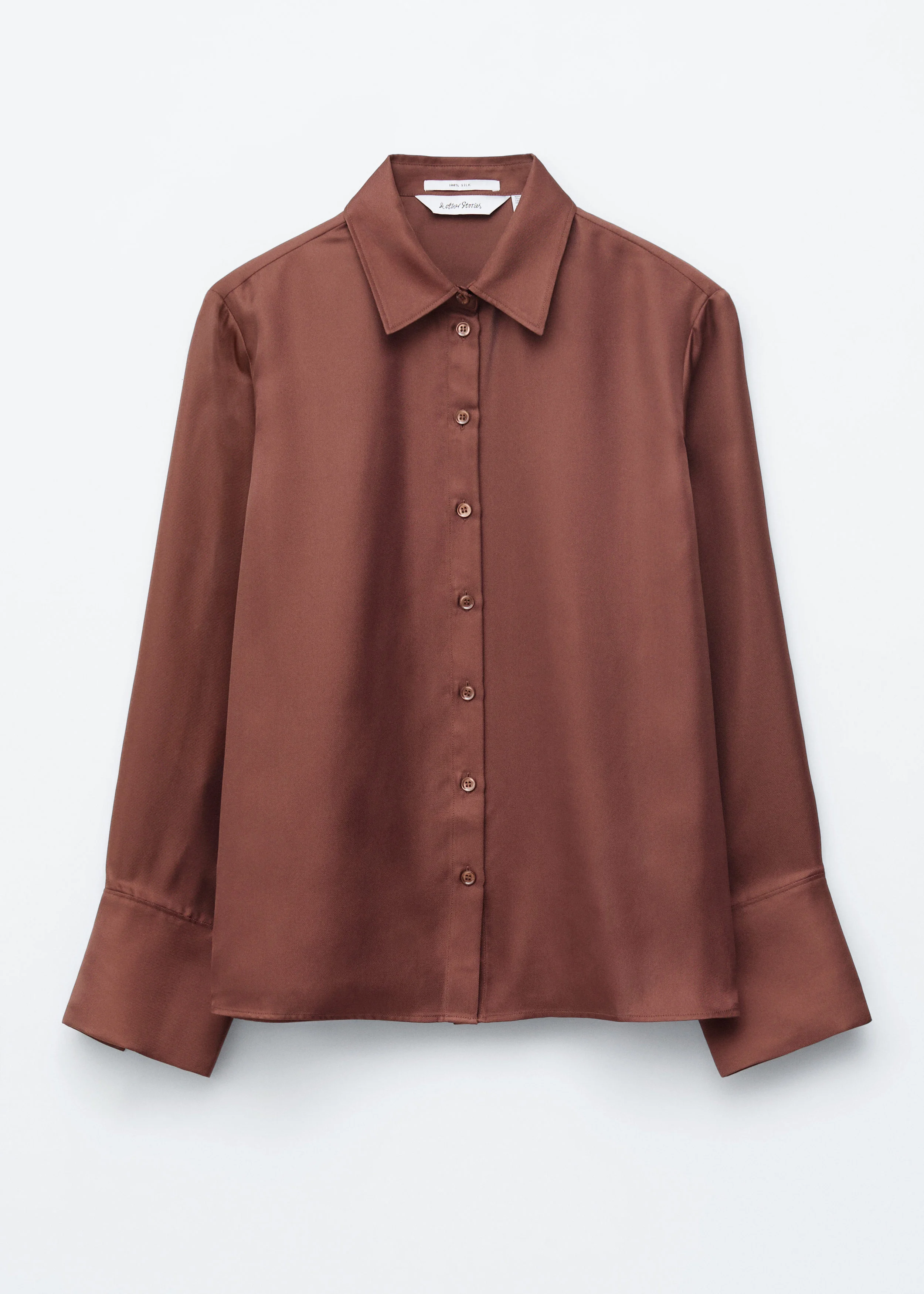 Relaxed Silk Shirt - 1