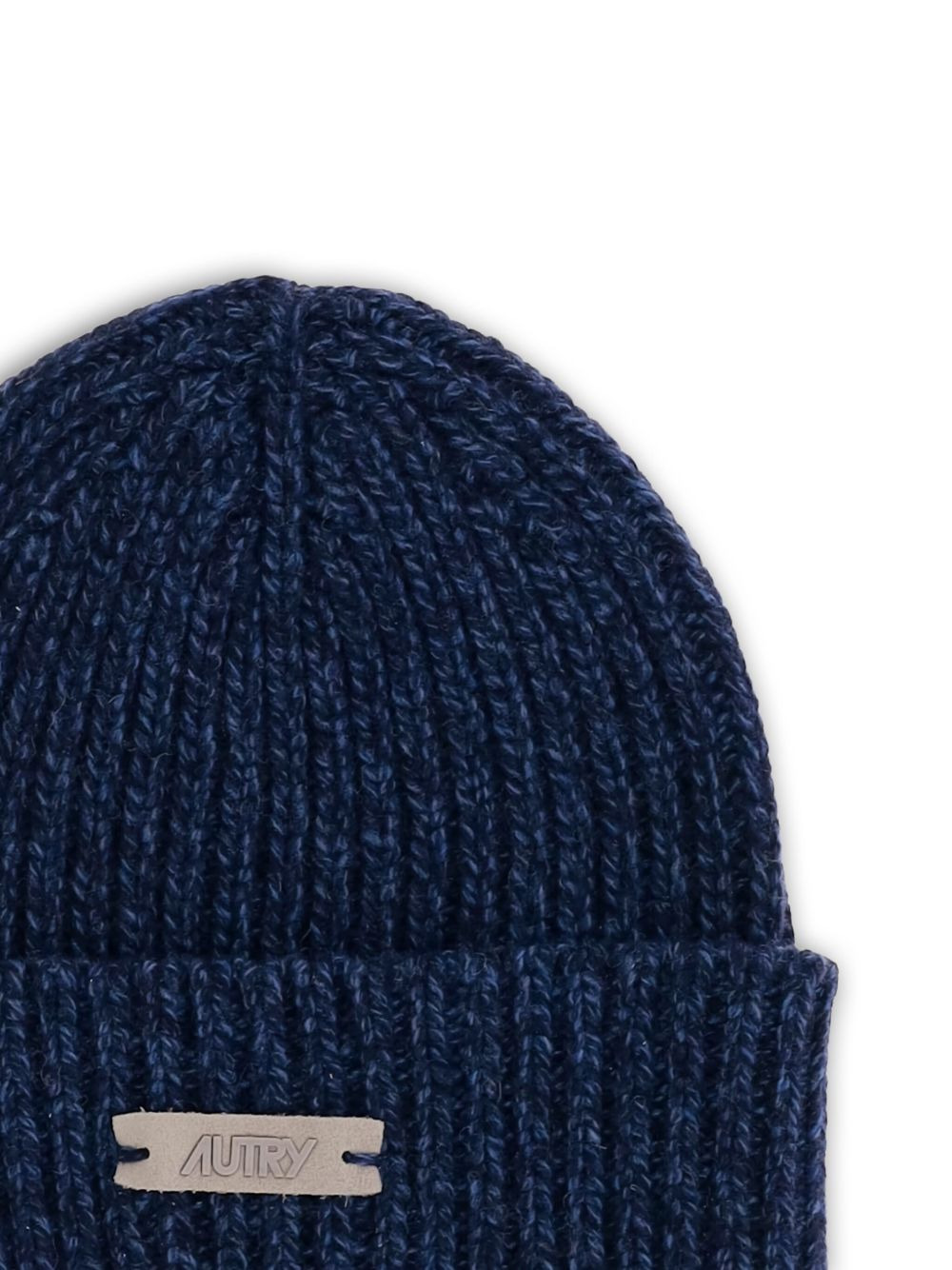 ribbed-knit logo beanie - 3