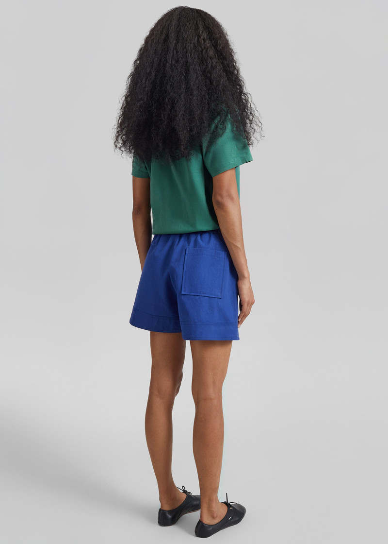 Kampala Cotton Shorts - Cobalt 6