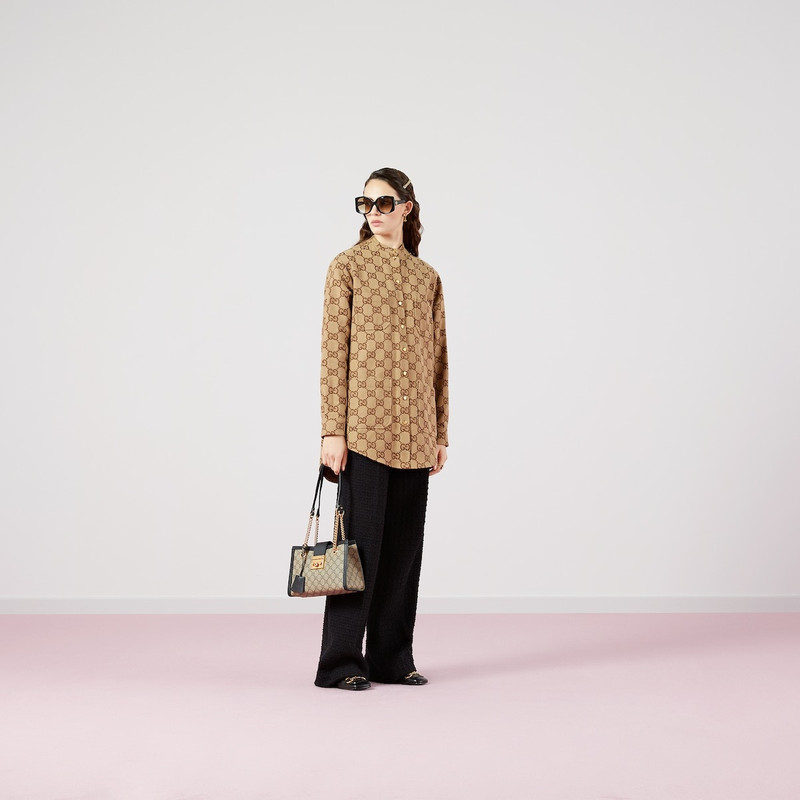 GUCCI Maxi GG canvas shirt outlook